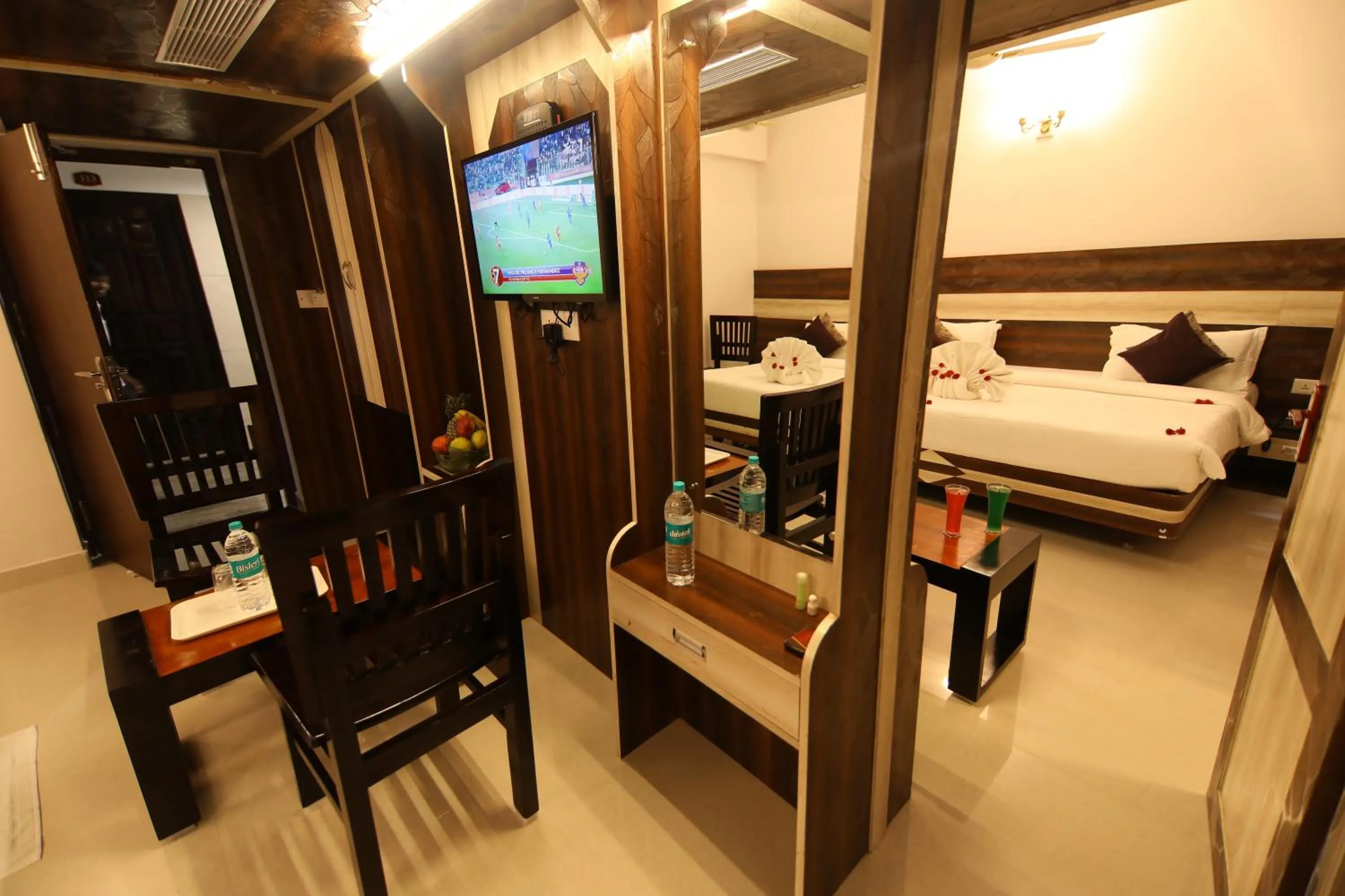 Bed in Sri Gnana Vedha Beach Residency