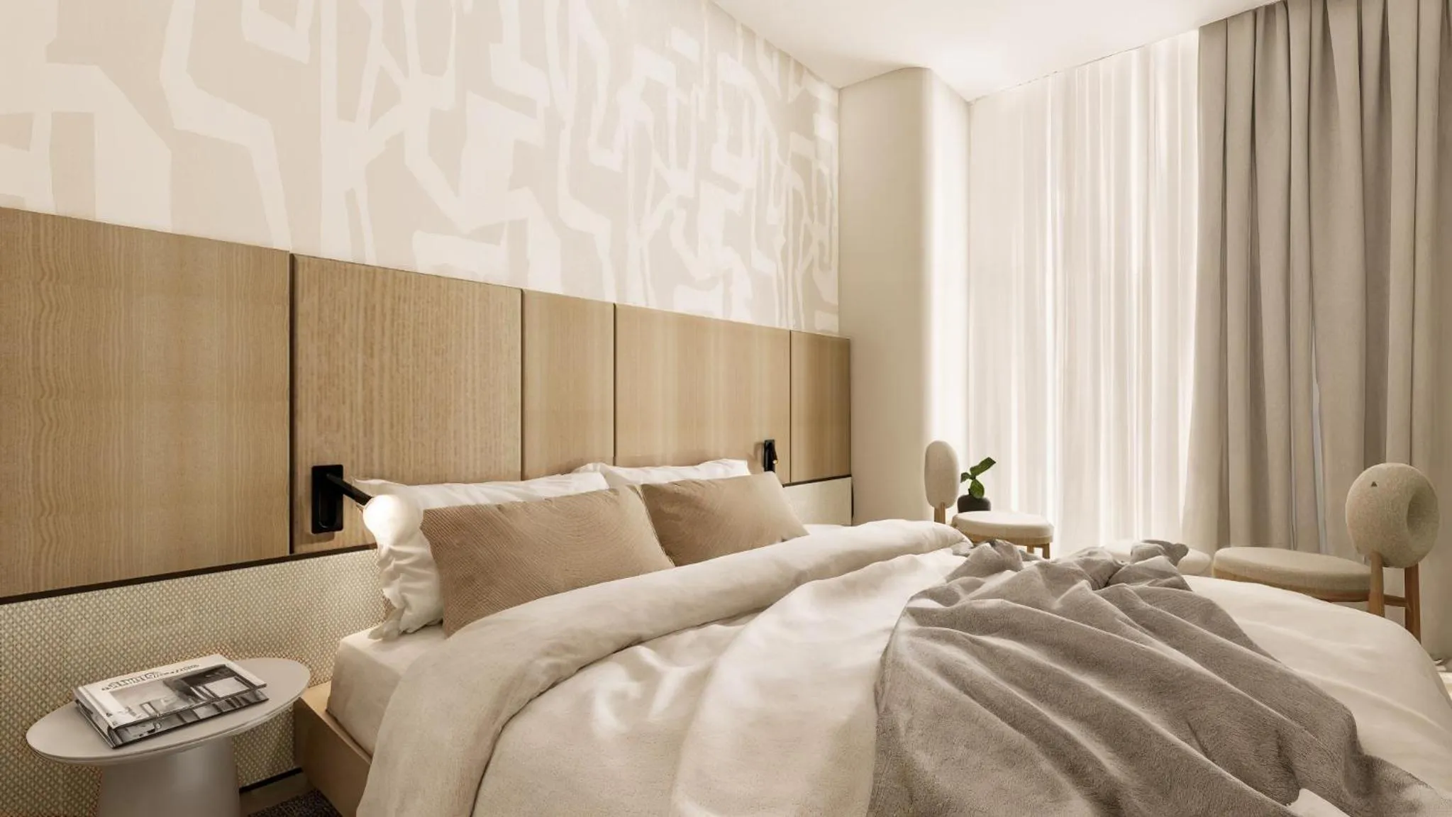 Bed in Kleopatra Inn