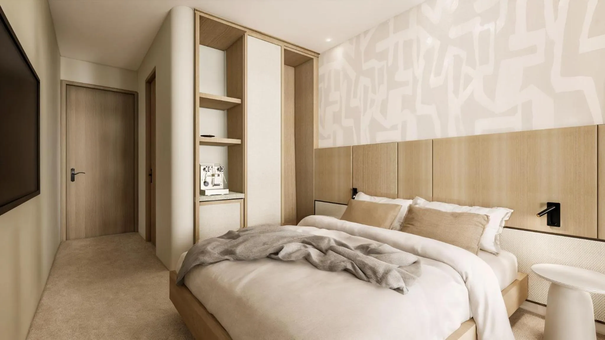 Bed in Kleopatra Inn