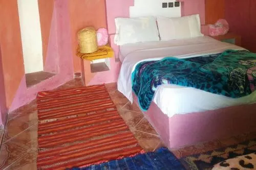 Bed in Auberge Camping BOUGAFER Tamtetoucht