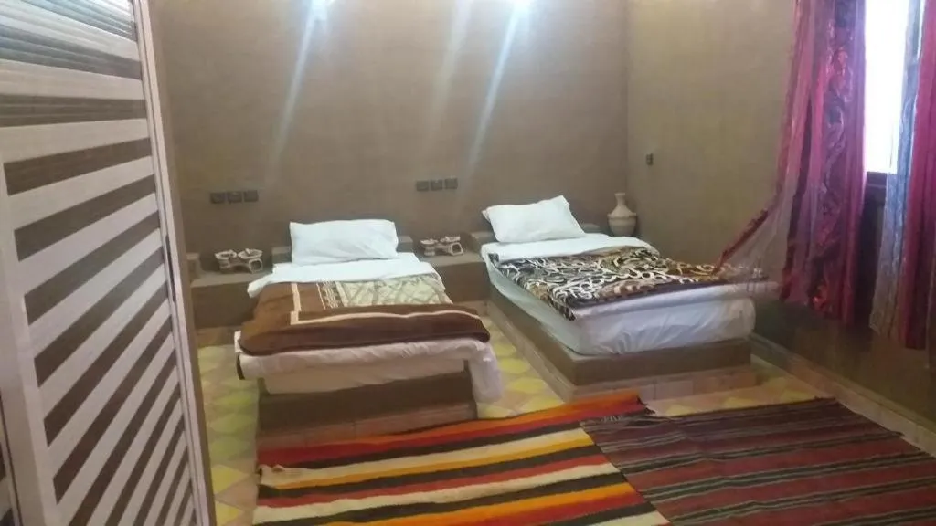 Bed in Auberge Camping BOUGAFER Tamtetoucht