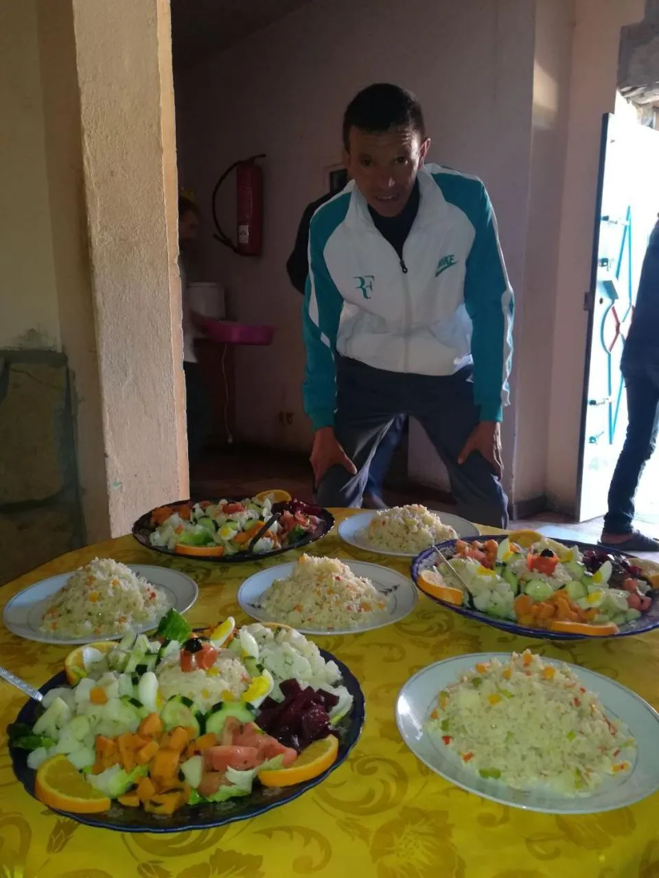 Kitchen or kitchenette in Auberge Camping BOUGAFER Tamtetoucht