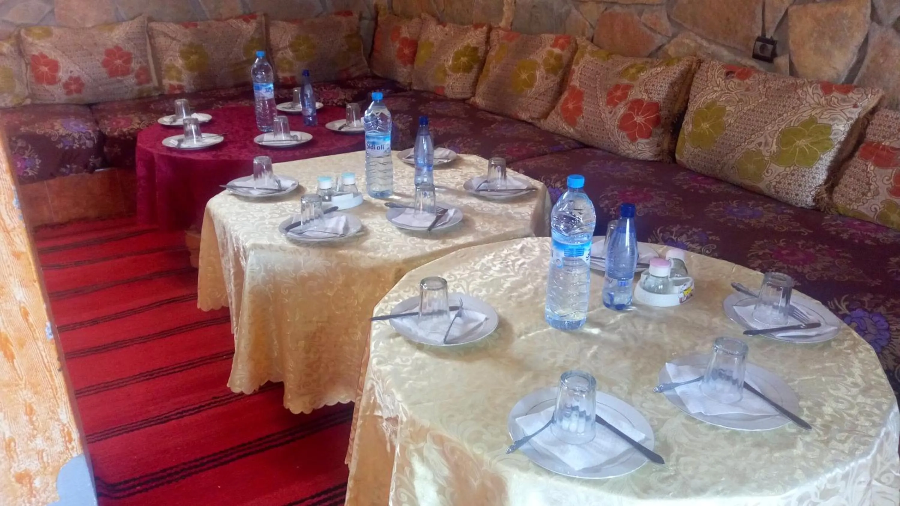 Living room in Auberge Camping BOUGAFER Tamtetoucht