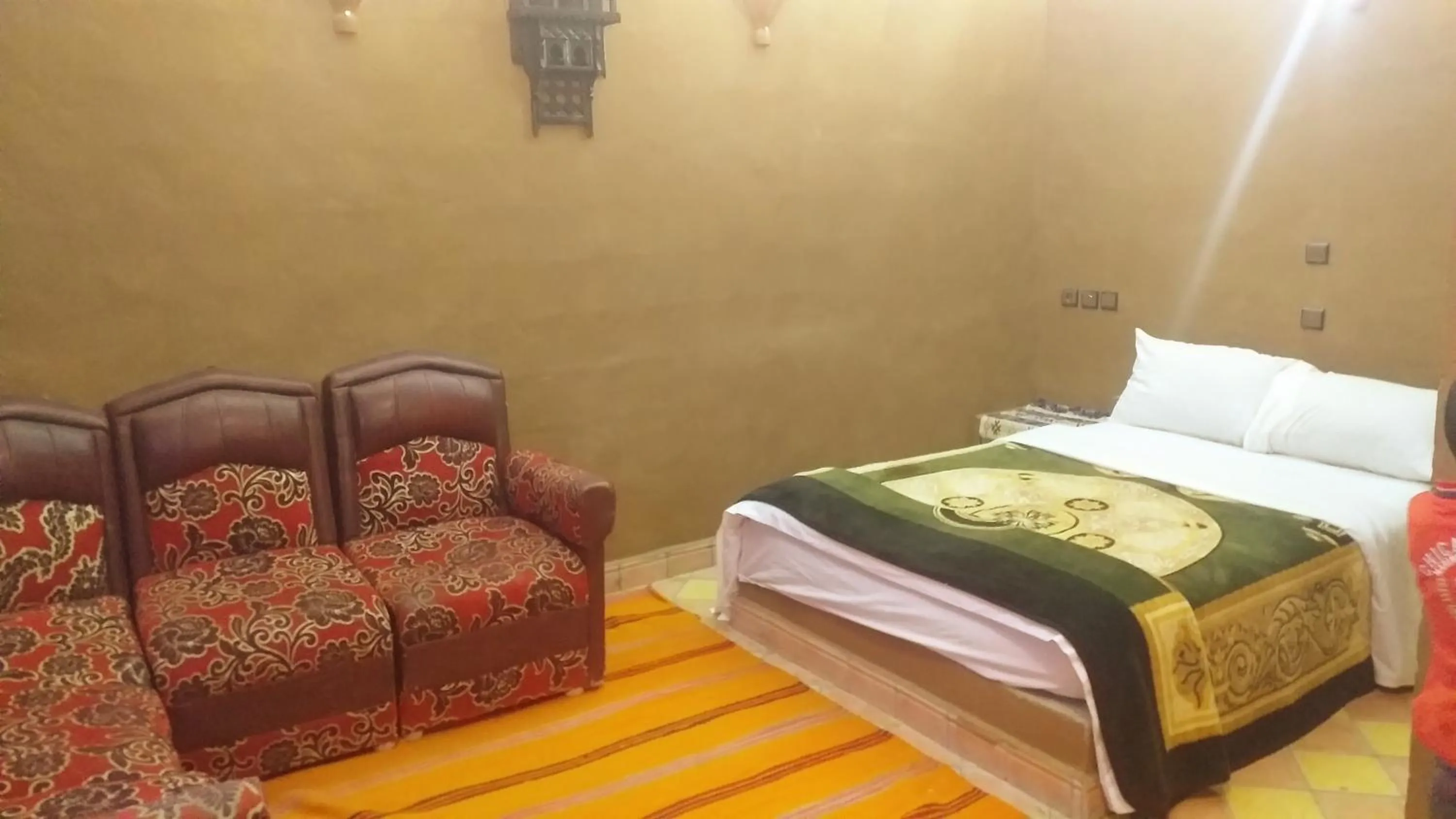 Bed in Auberge Camping BOUGAFER Tamtetoucht