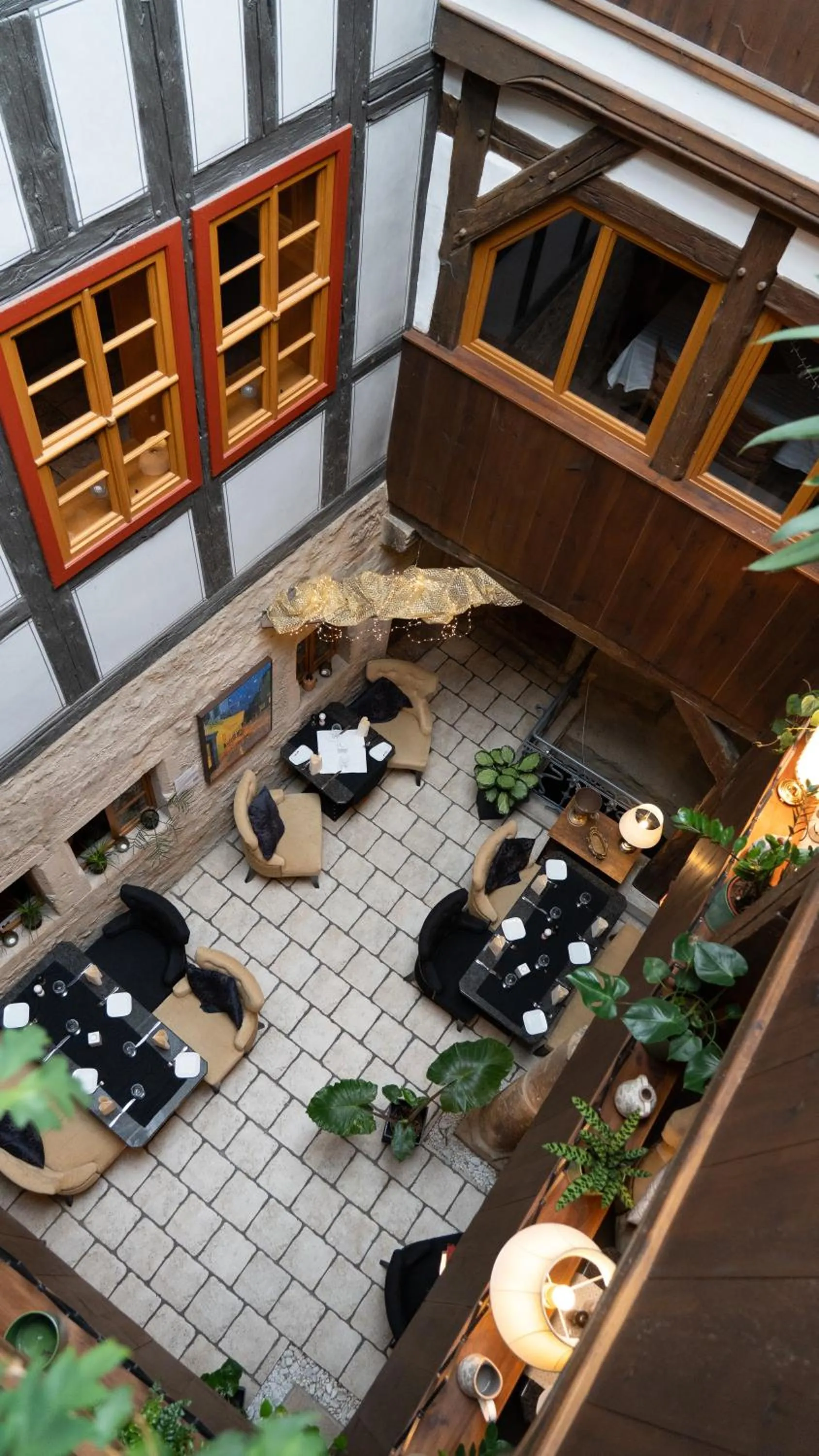 Patio in Hotel Haus im Sack