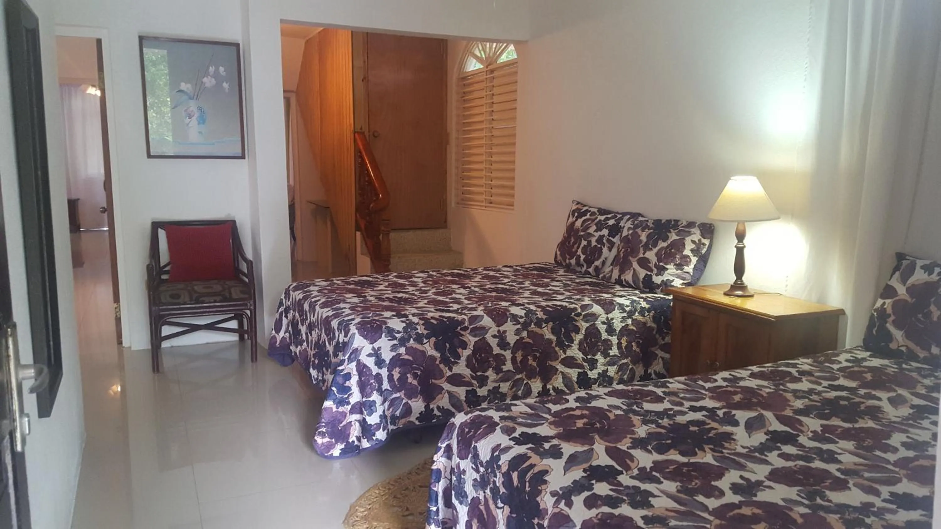 Bed in Firefly Beach Cottages