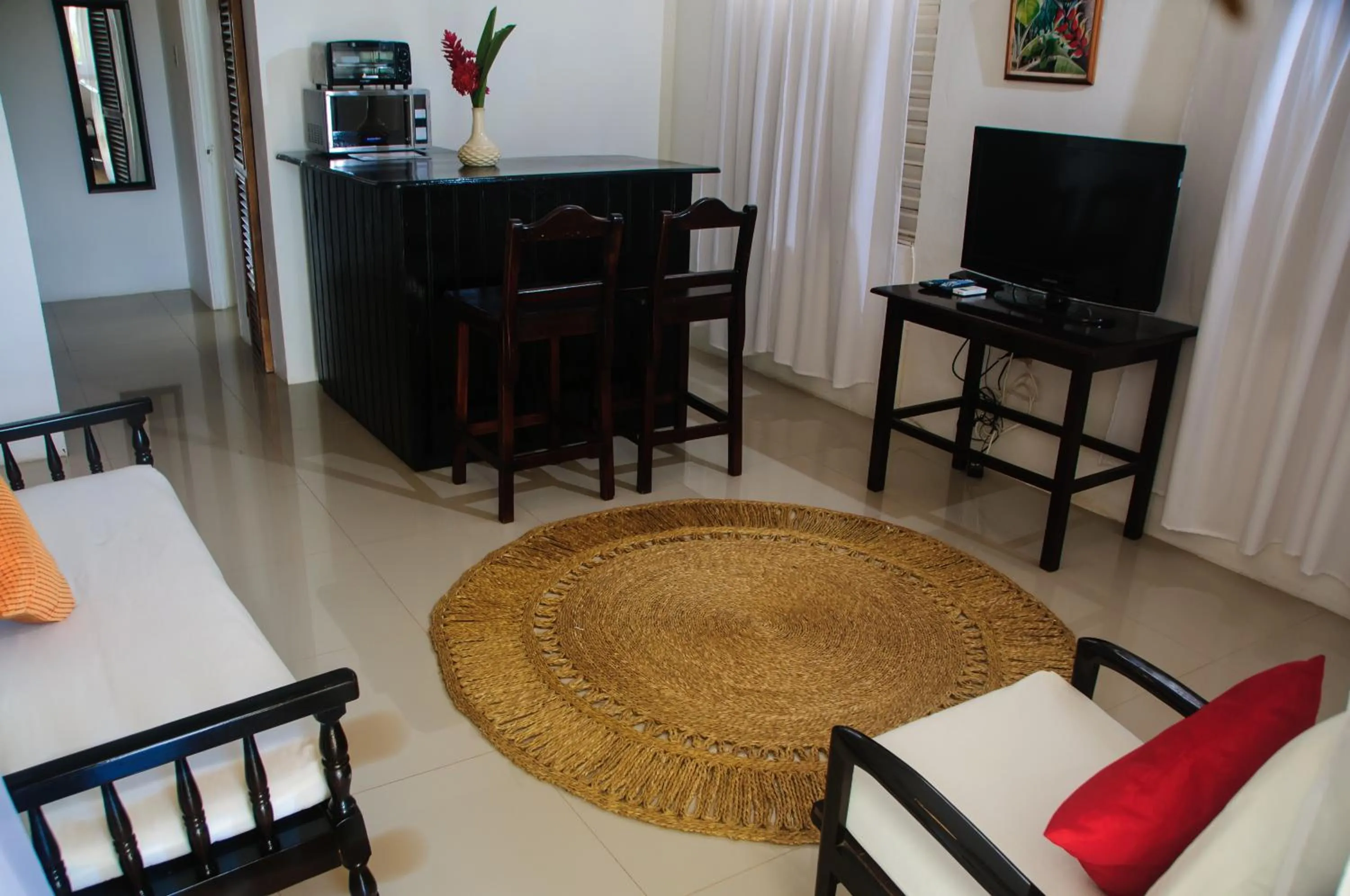 Patio in Firefly Beach Cottages