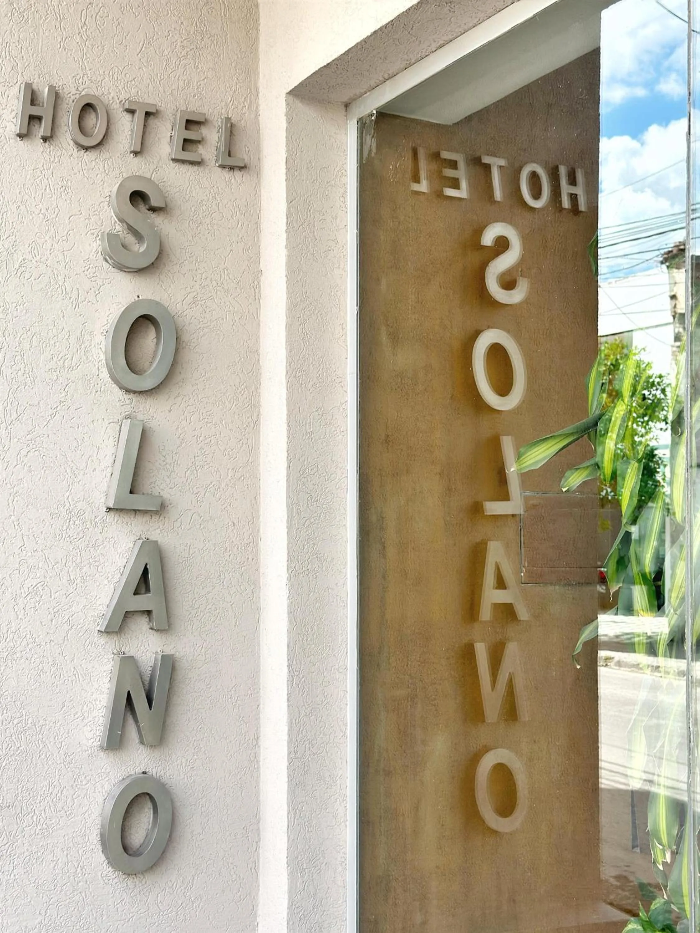 Facade/entrance in Hotel Solano