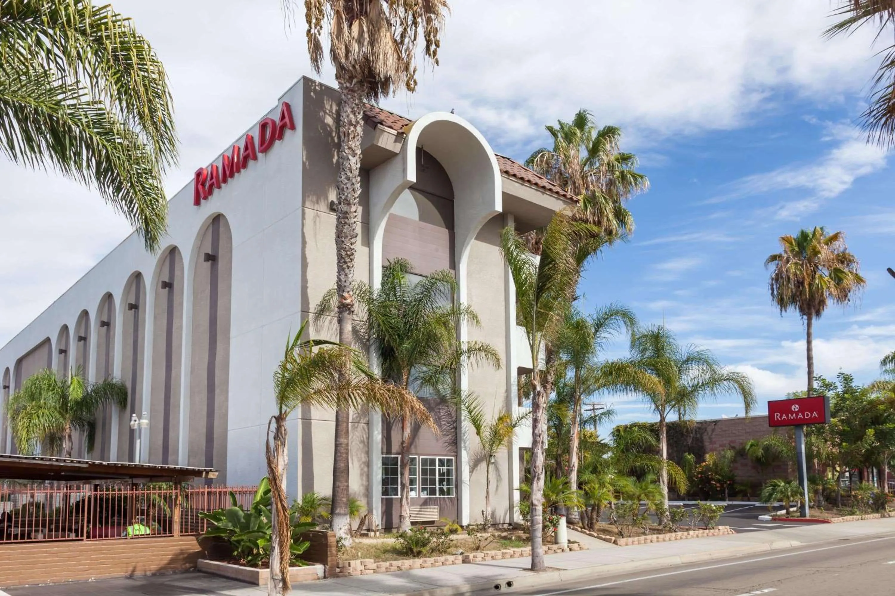 Property building in Ramada by Wyndham Oceanside