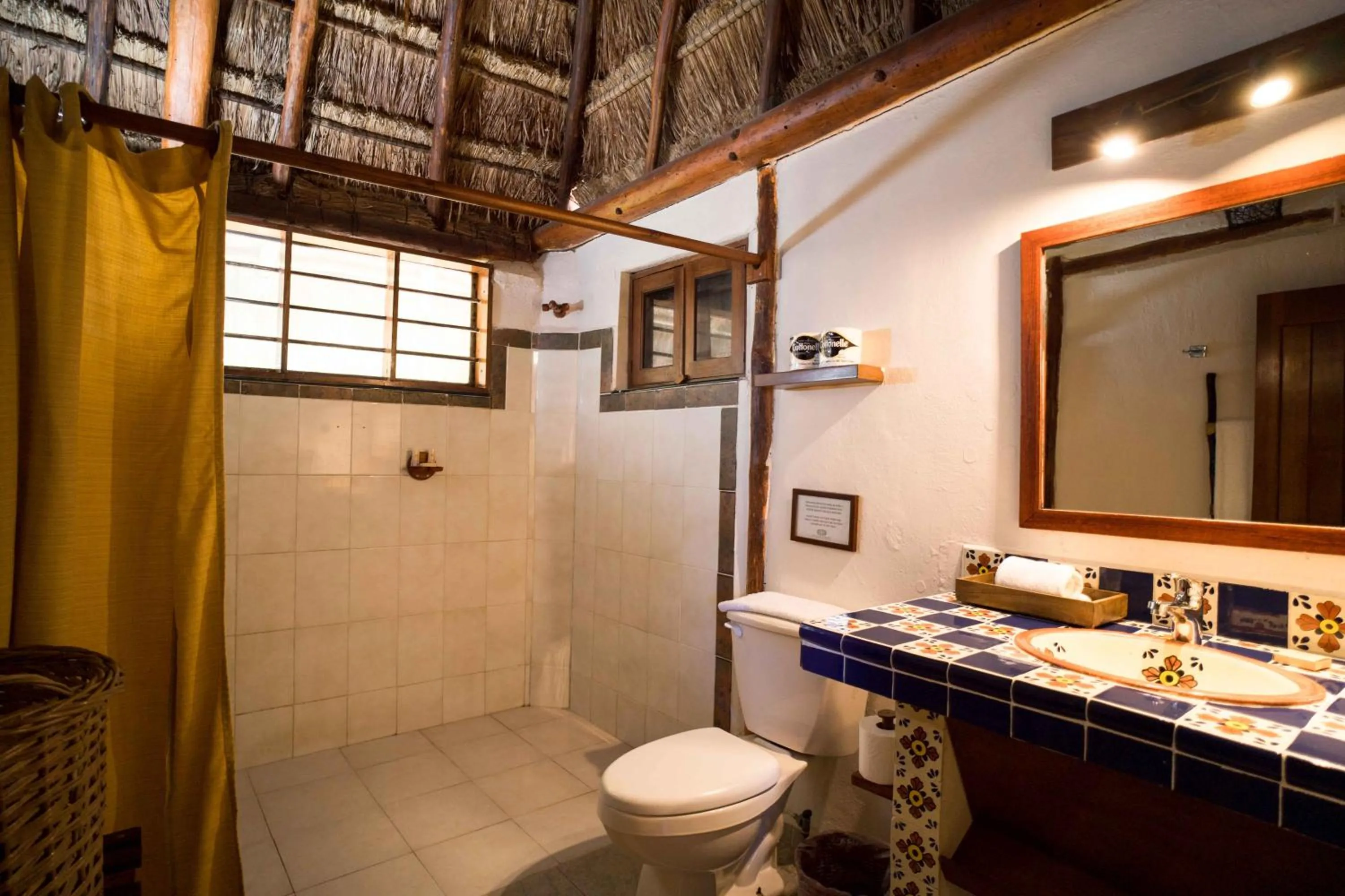 Shower in BT Live Tulum located at the party zone