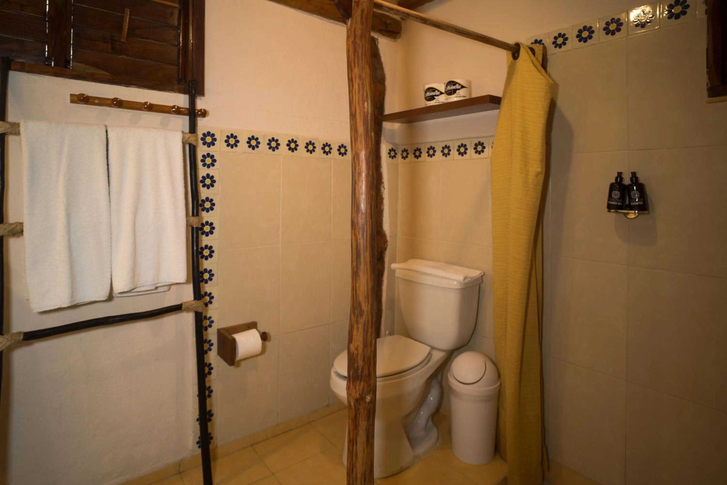 Shower in BT Live Tulum located at the party zone