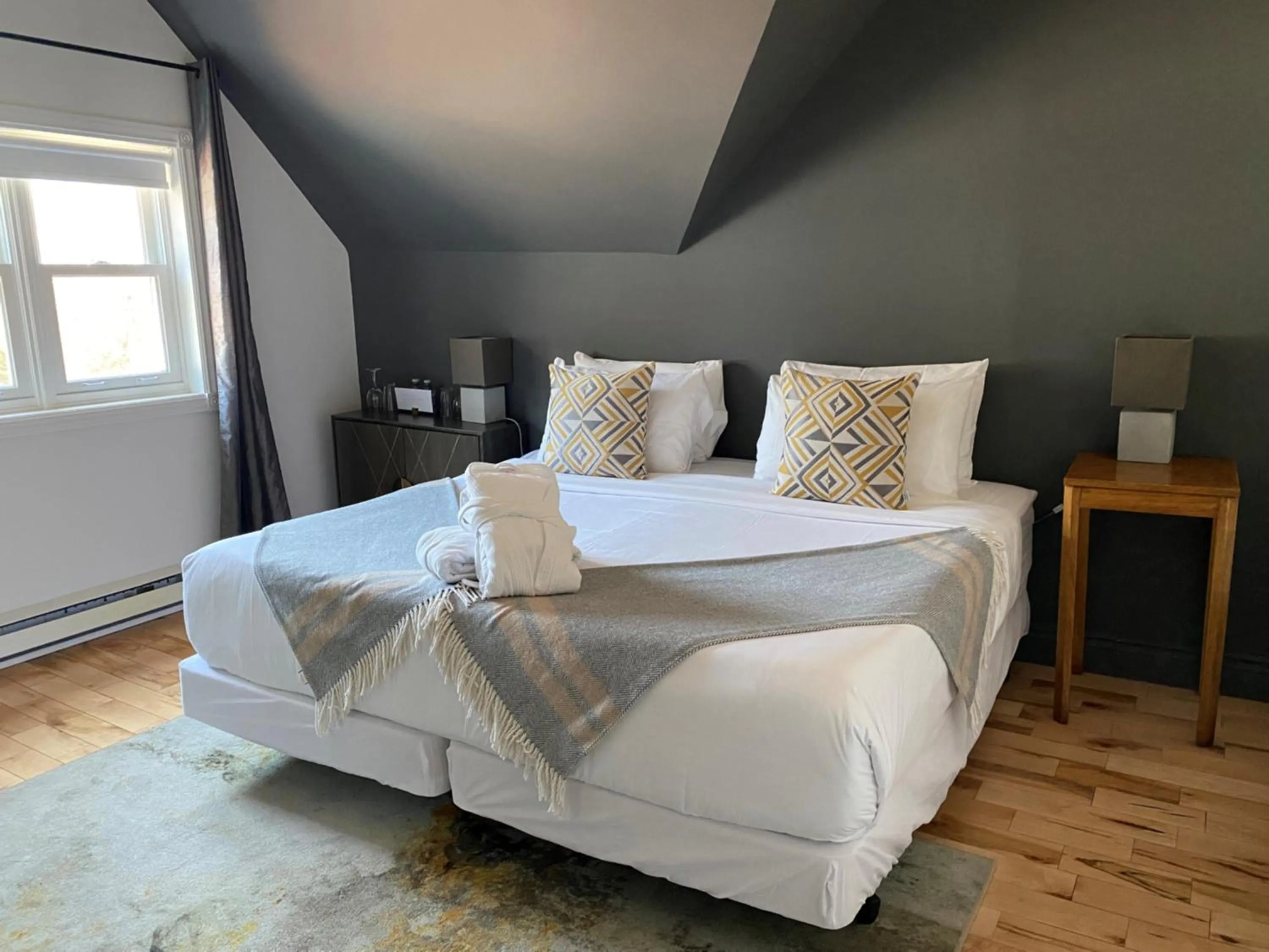 Bed in Domaine Jolivent