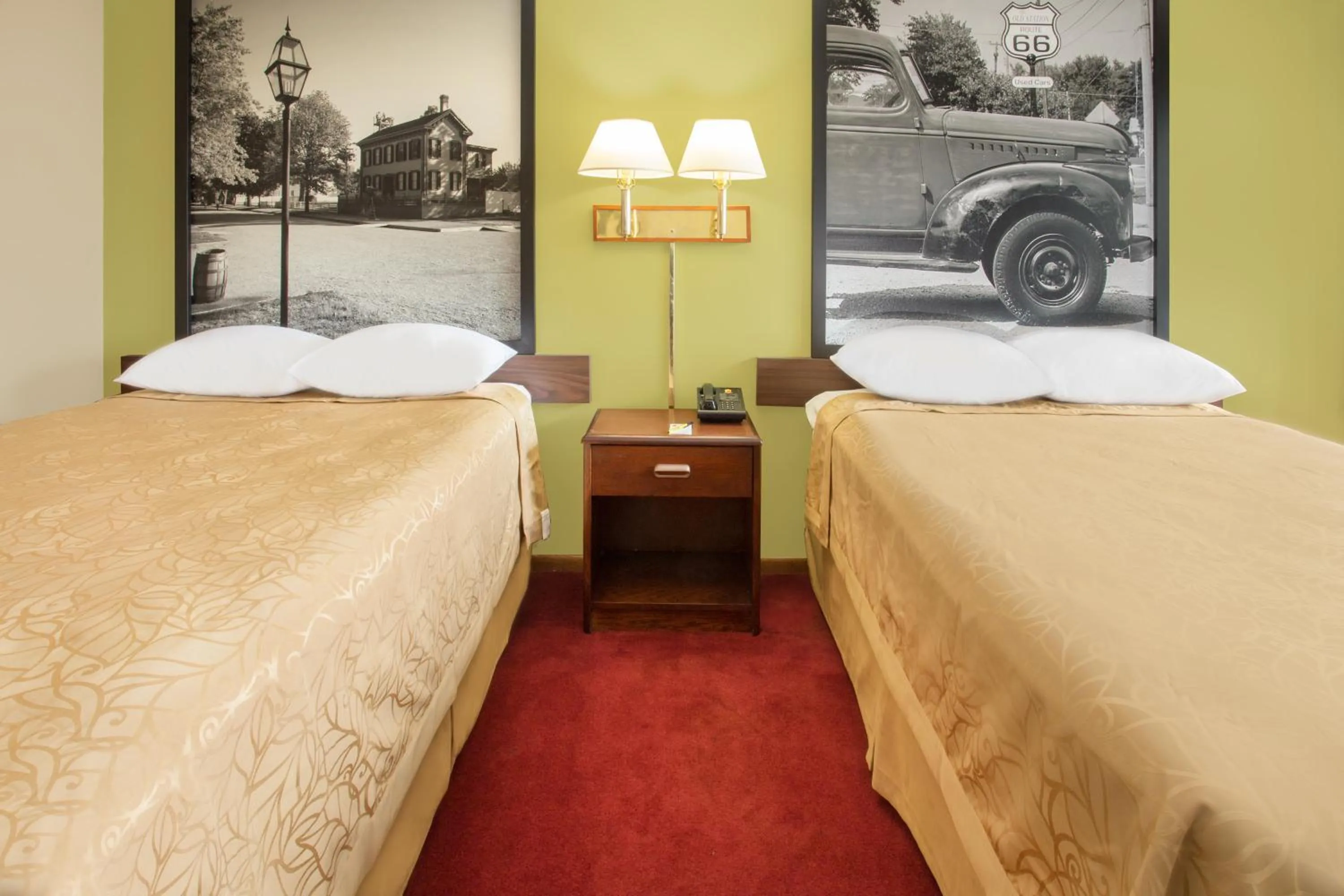 Bed in Super 8 by Wyndham Normal Bloomington