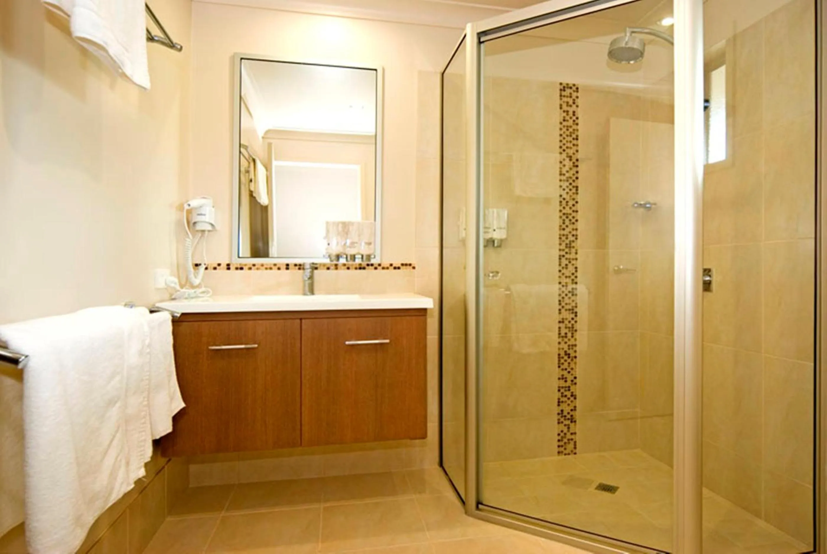 Bathroom in Johnson Road Motel