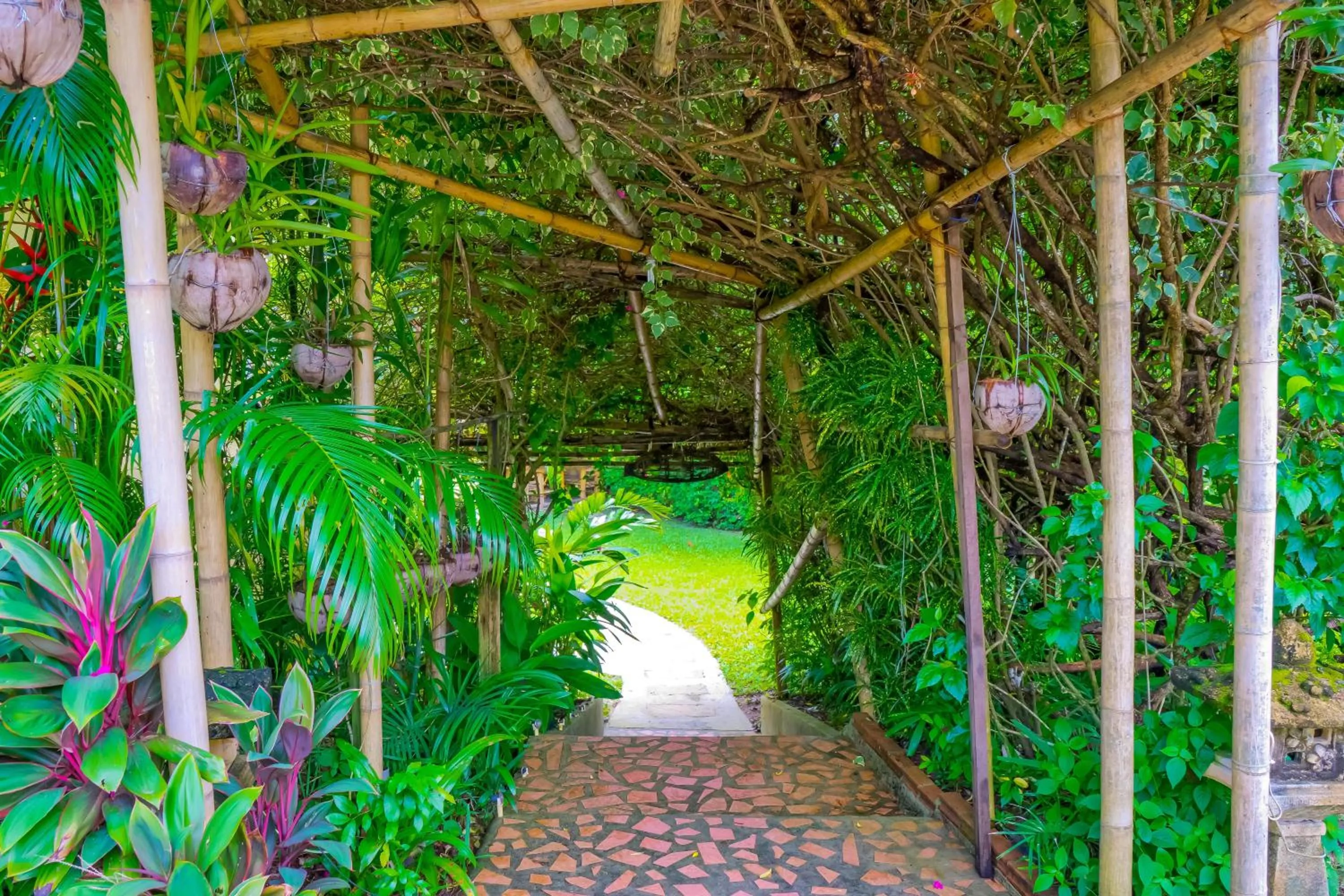 Garden in Chez Charly Bungalow