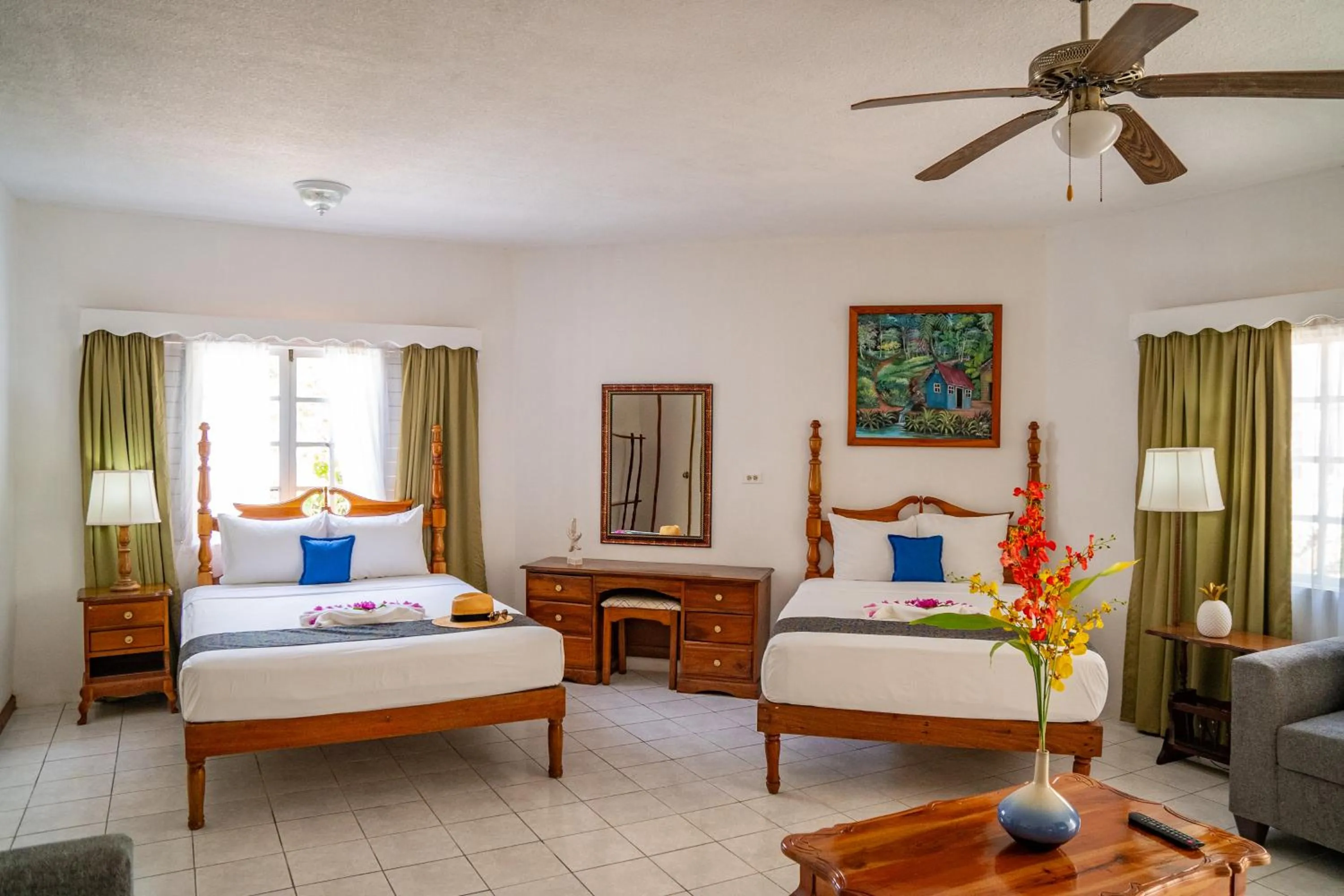 Bed in Merrils Beach Resort II