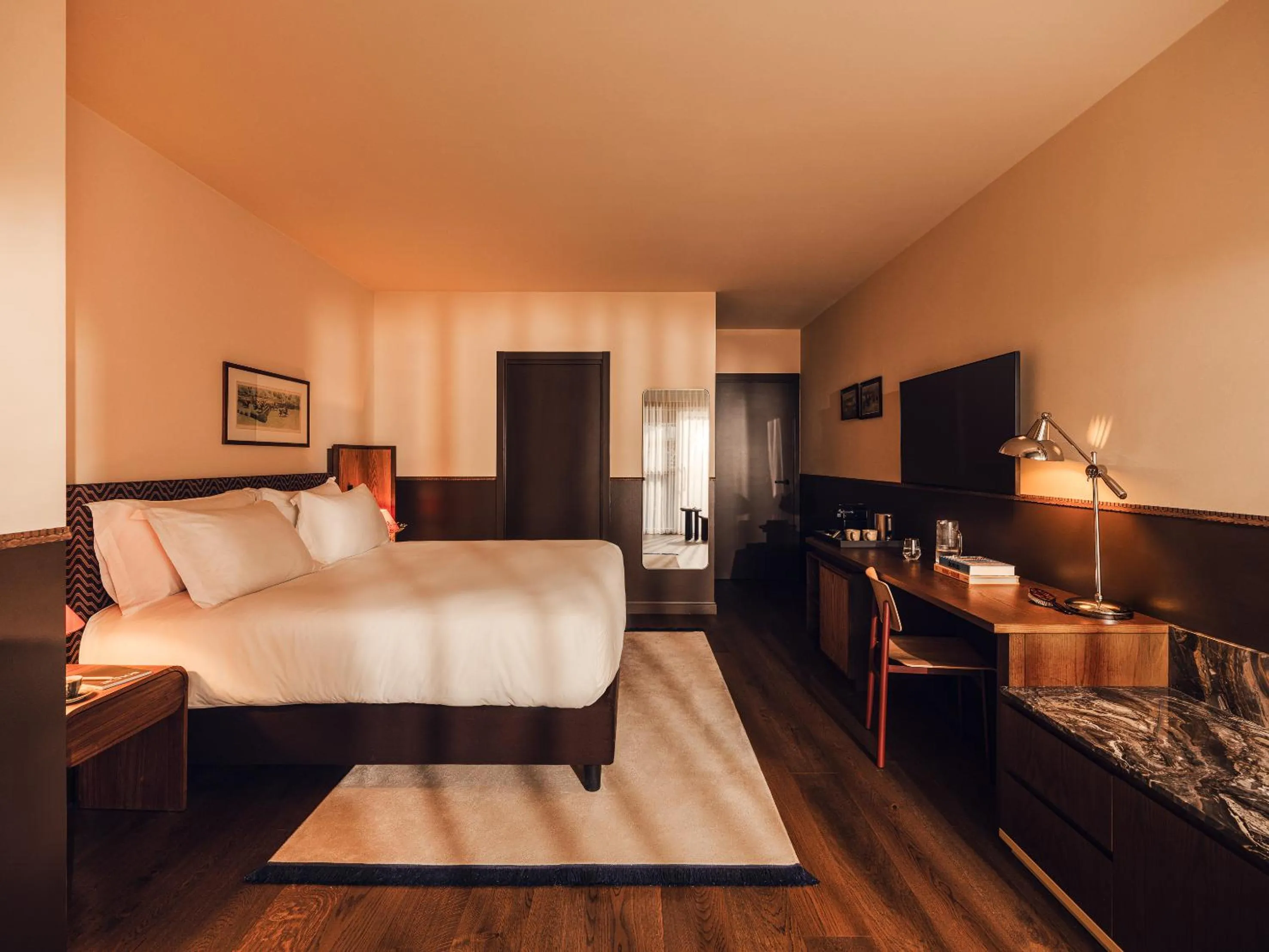 Bed in Aethos Hotel Milan