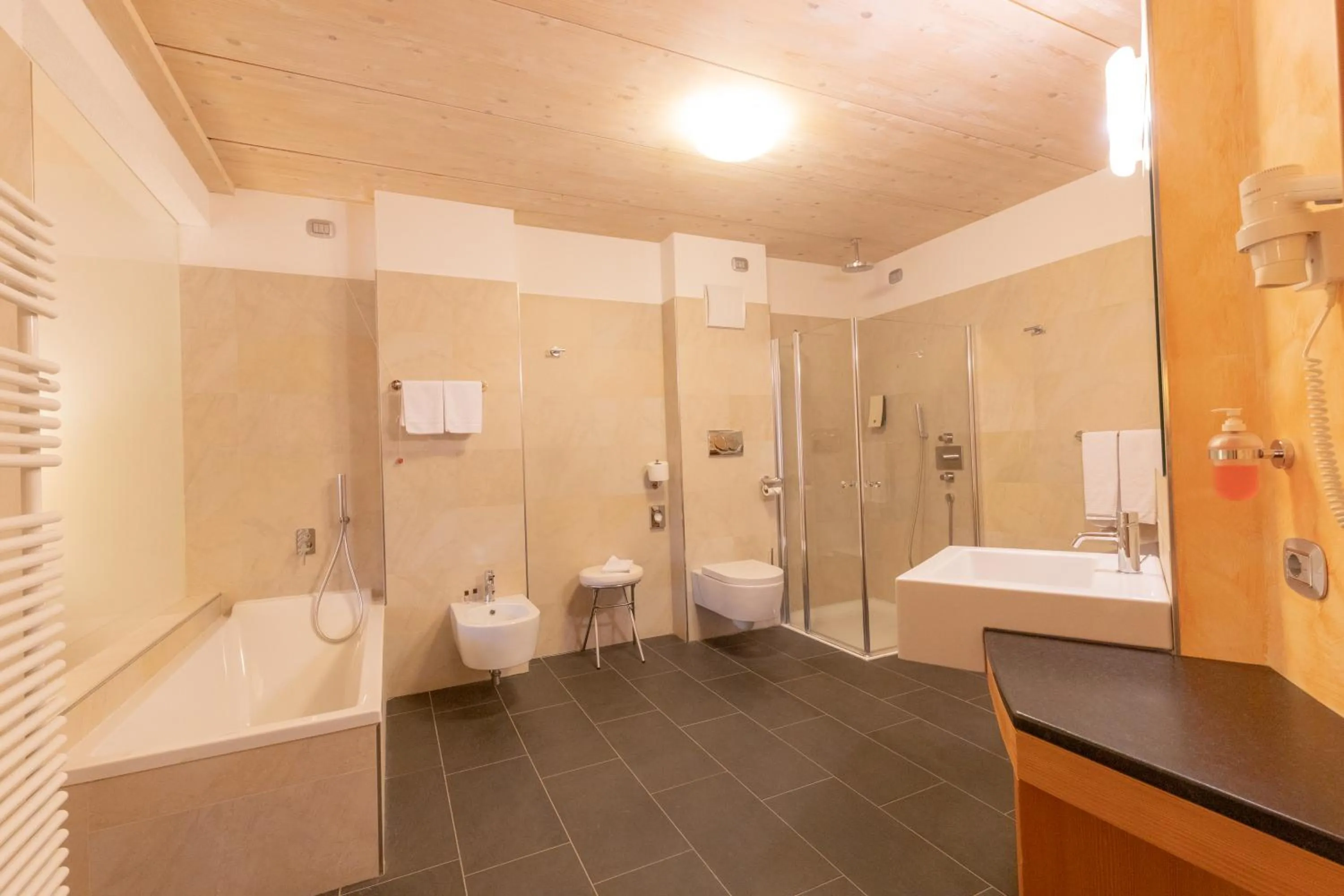 Bathroom in Berghotel Miramonti