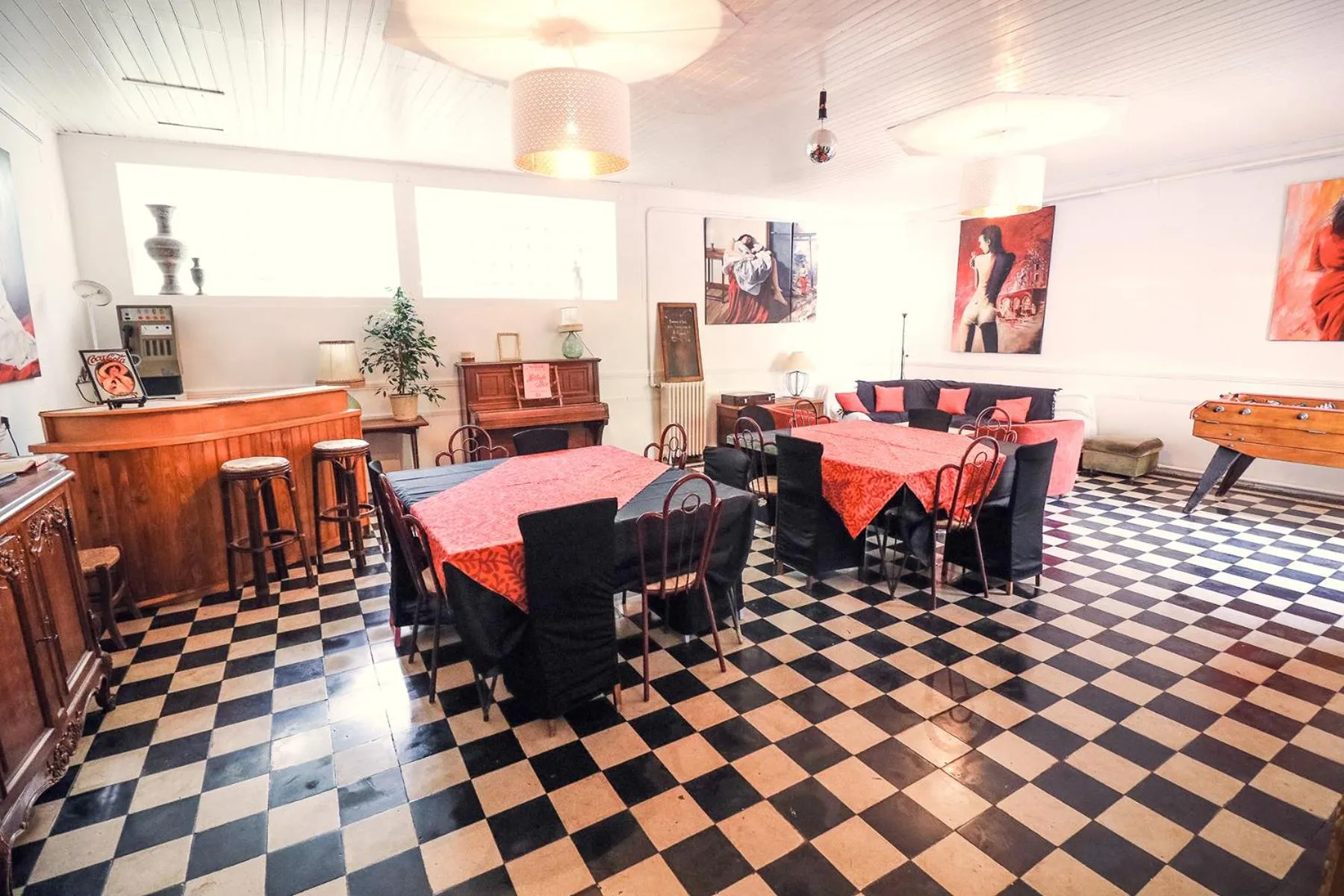 Living room in La Roseraie