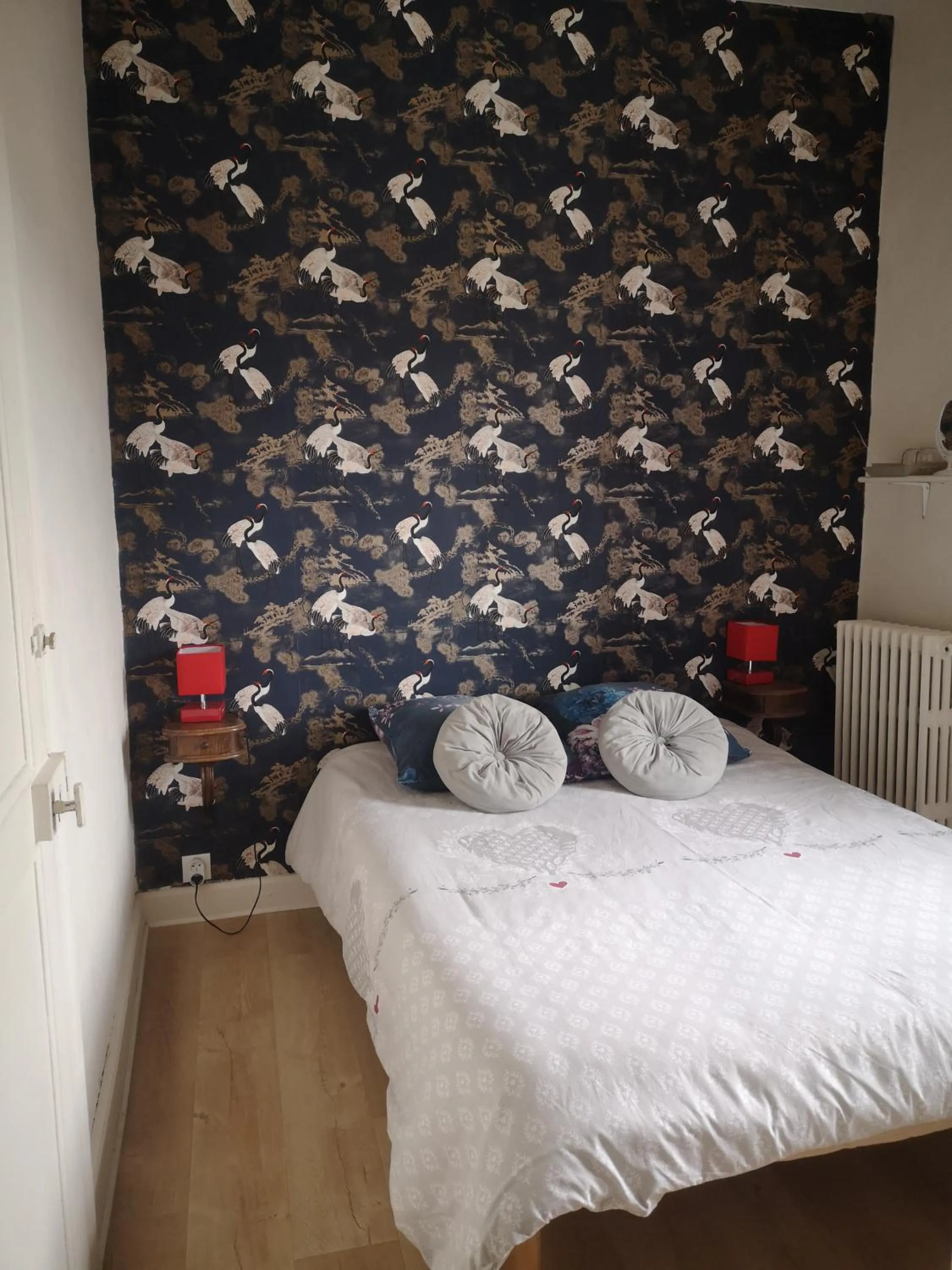 Bedroom, Bed in La Roseraie