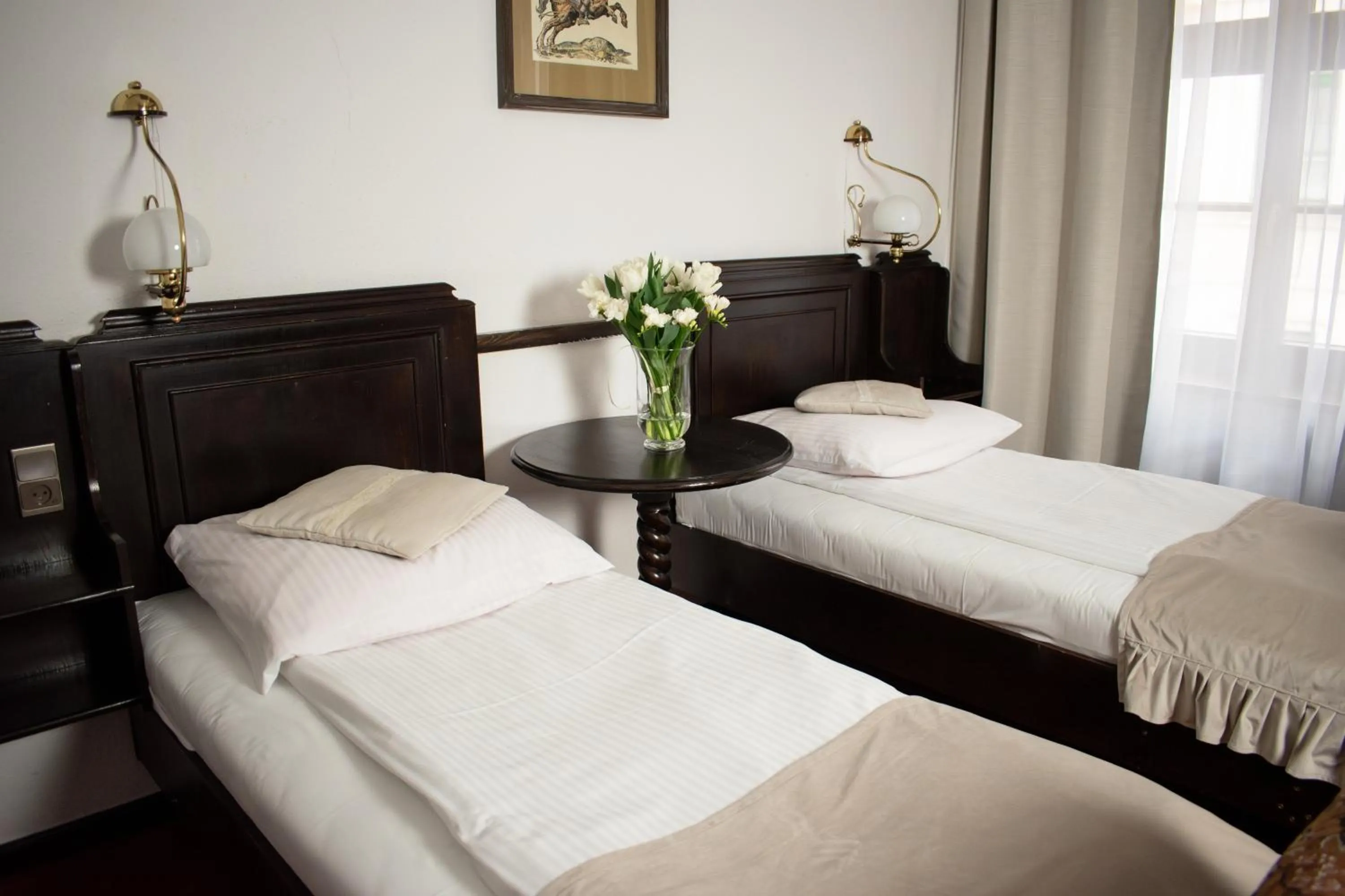 Bed in Hotel Dwór Polski