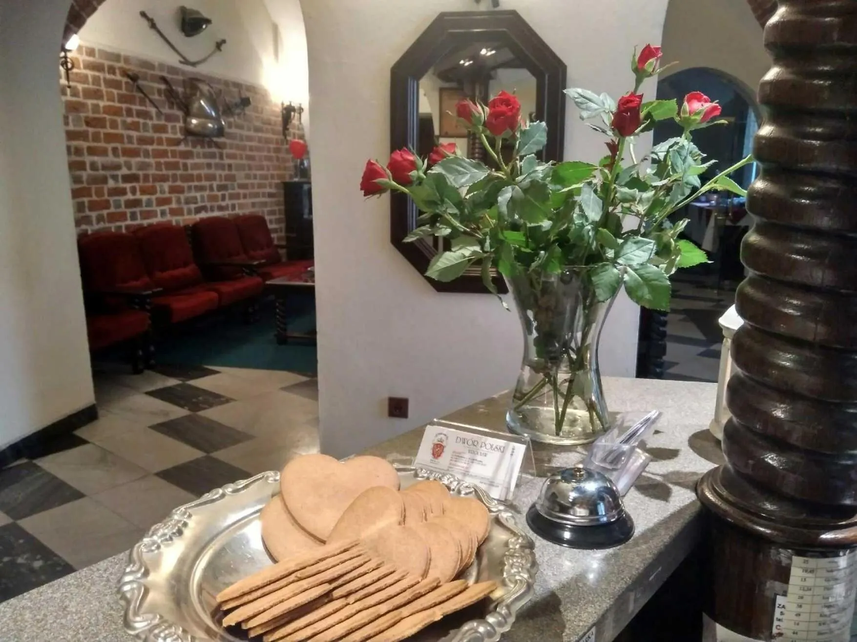 Lobby or reception in Hotel Dwór Polski