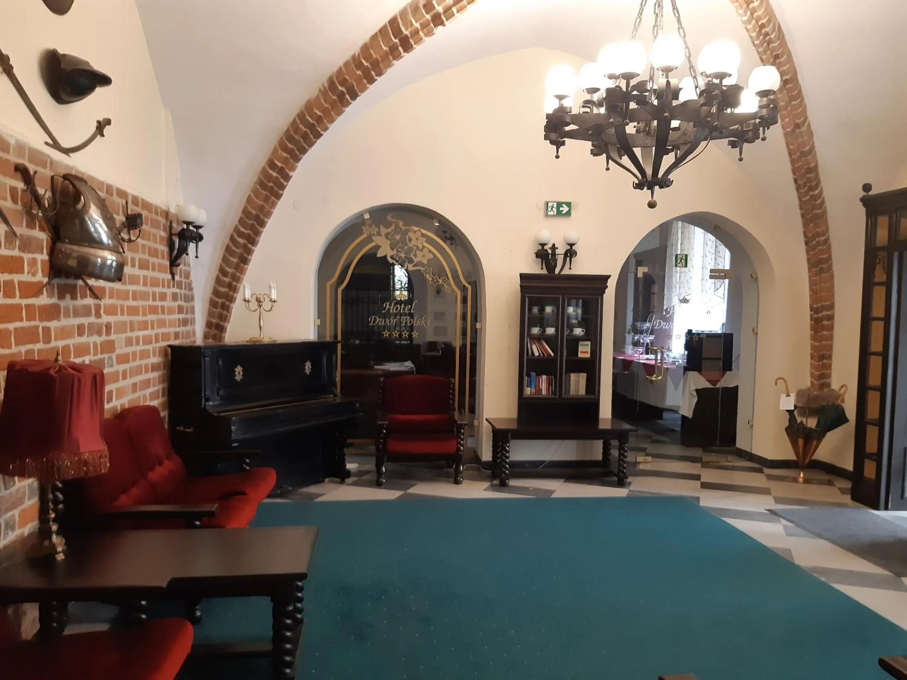 Lobby or reception in Hotel Dwór Polski