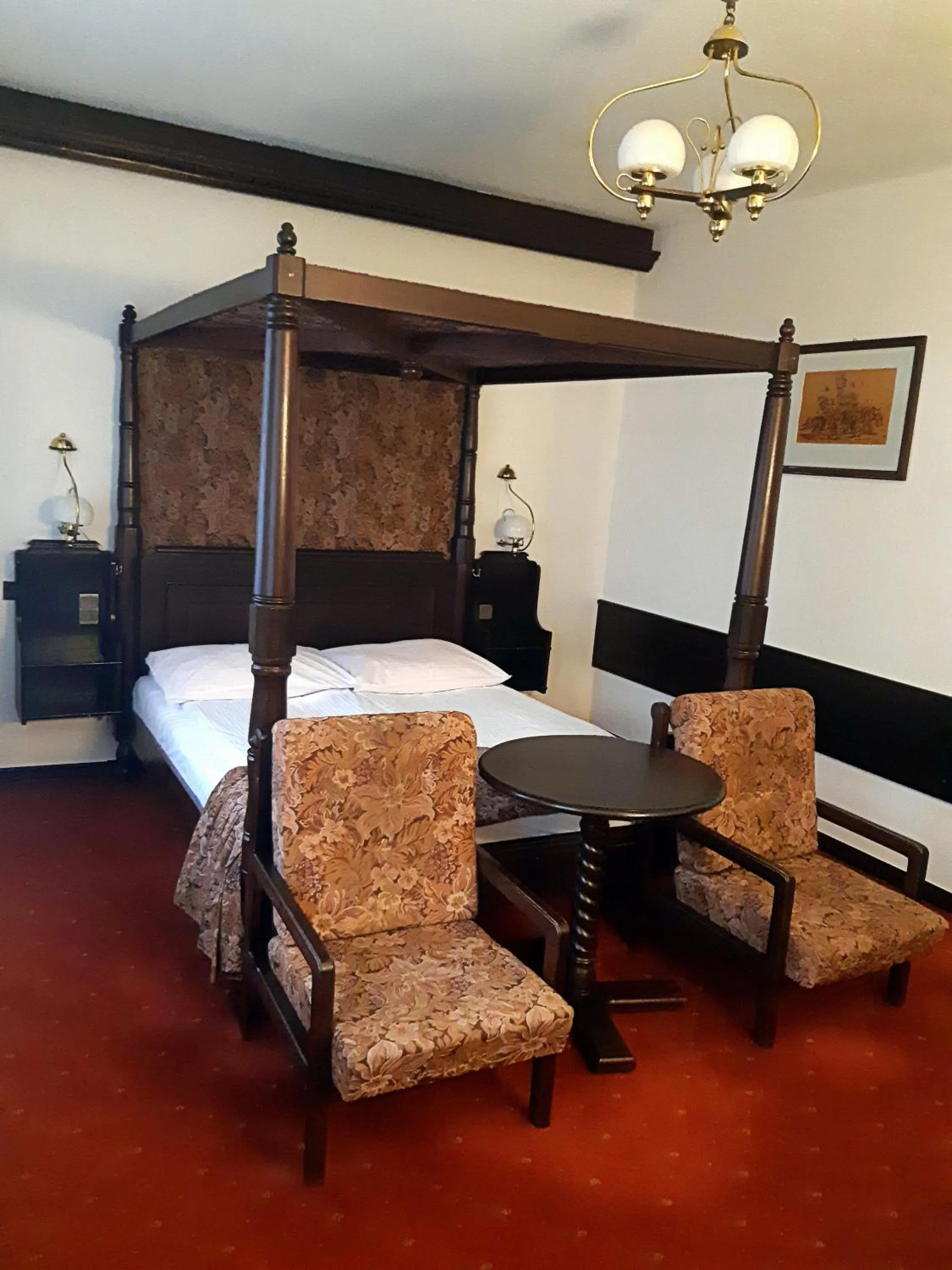 Bed in Hotel Dwór Polski