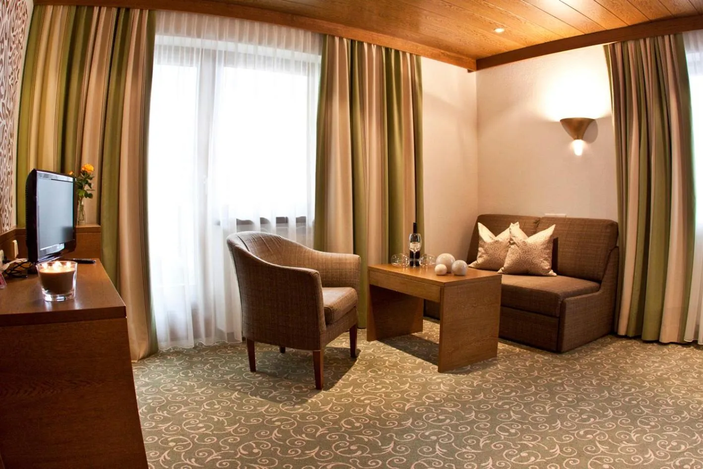 Seating area in Hotel Garni Pra Posta