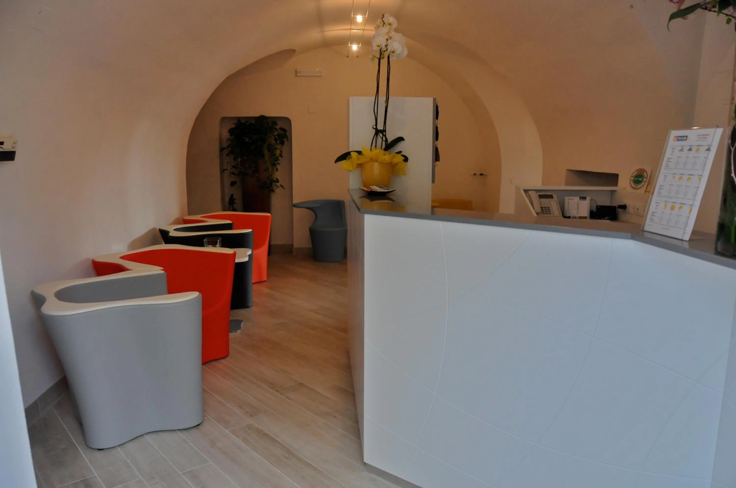 Lobby or reception in Hotel Pinamonte