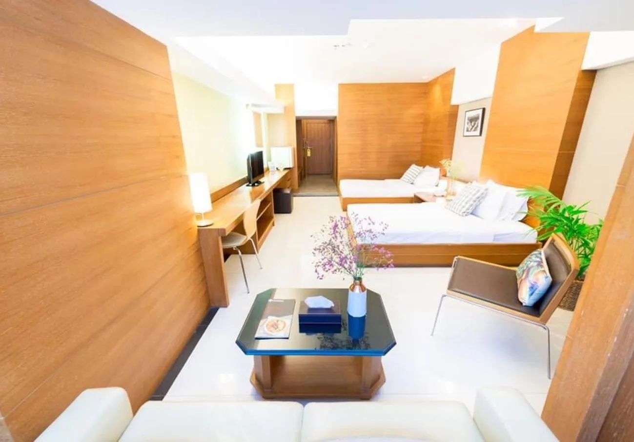 Bed in Laemtong Serviced Apartment