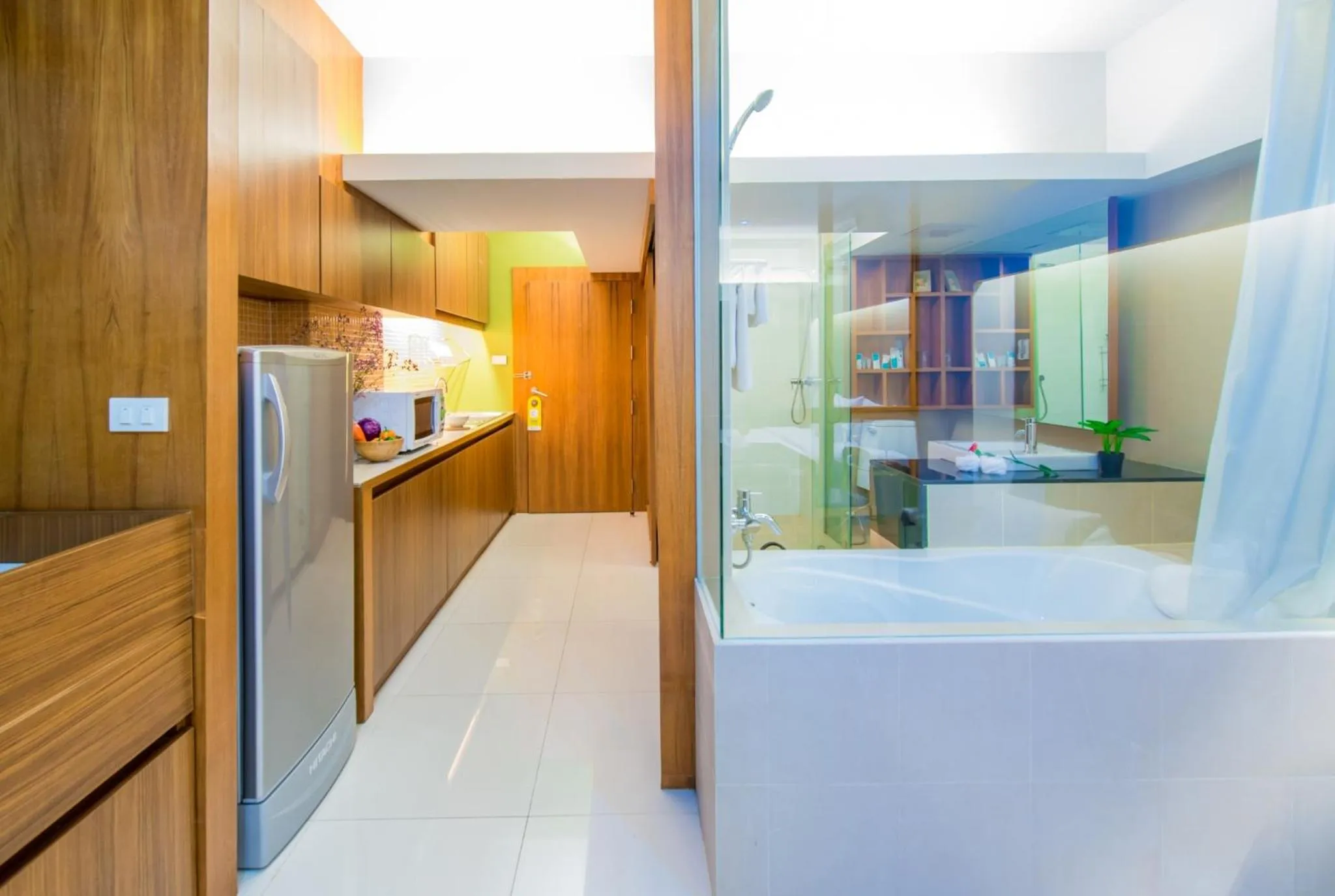 Bathroom in Laemtong Serviced Apartment