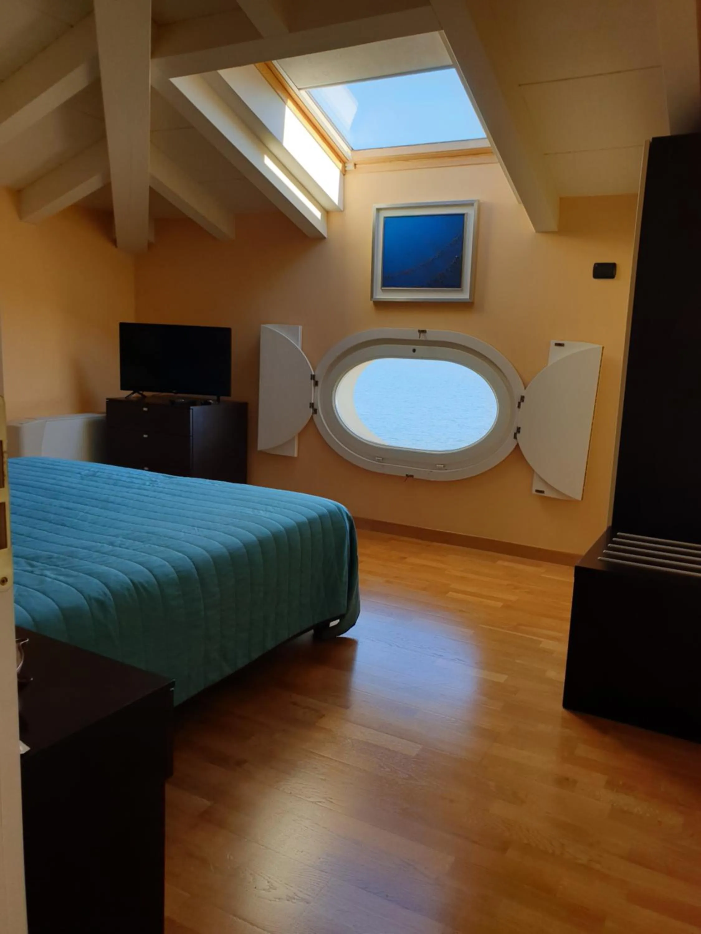 Bedroom, Bed in Hotel Residence La Luna Nel Porto