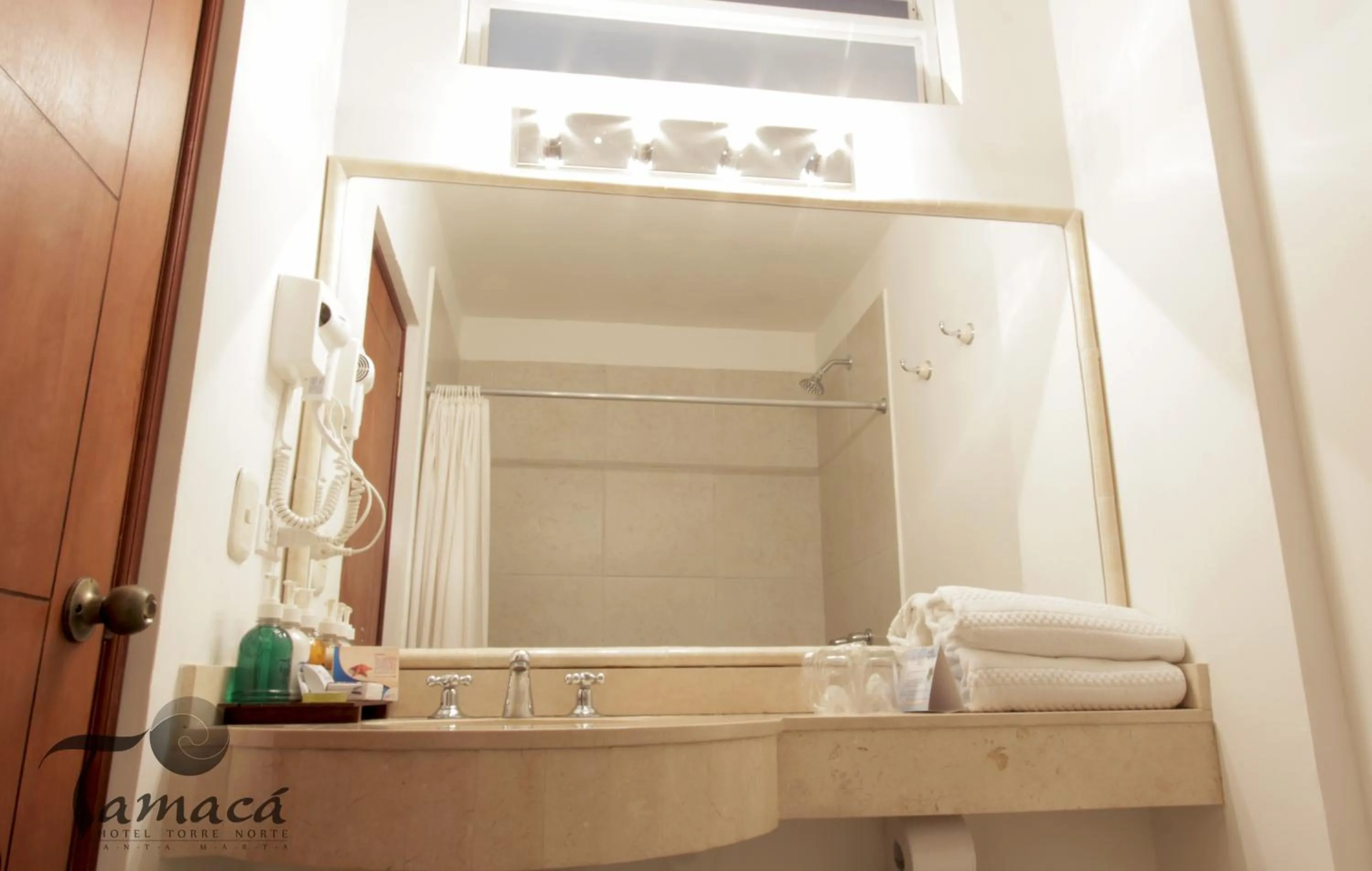 Bathroom in Blu Hotel by Tamaca