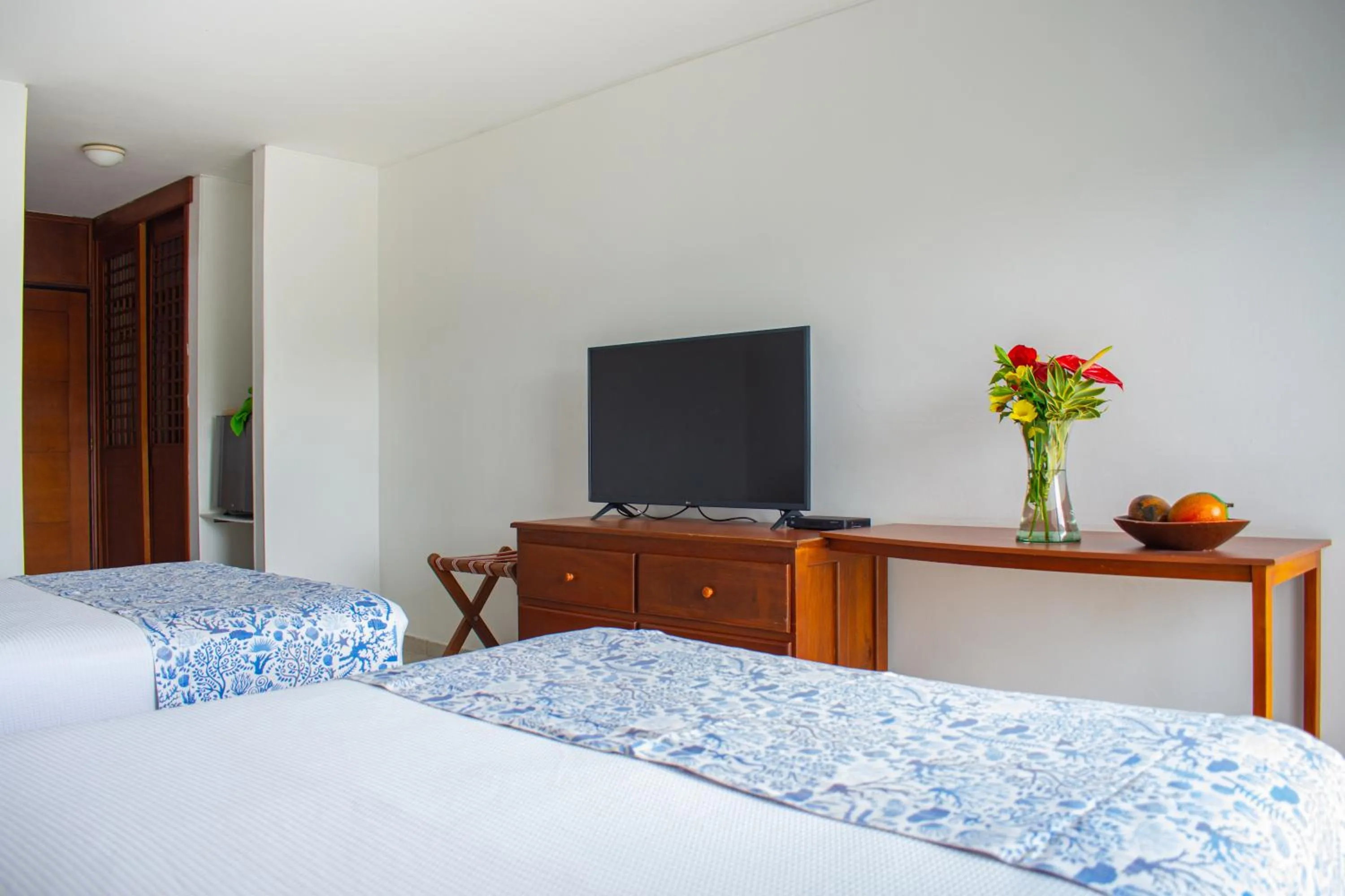 Bedroom, Bed in Blu Hotel by Tamaca