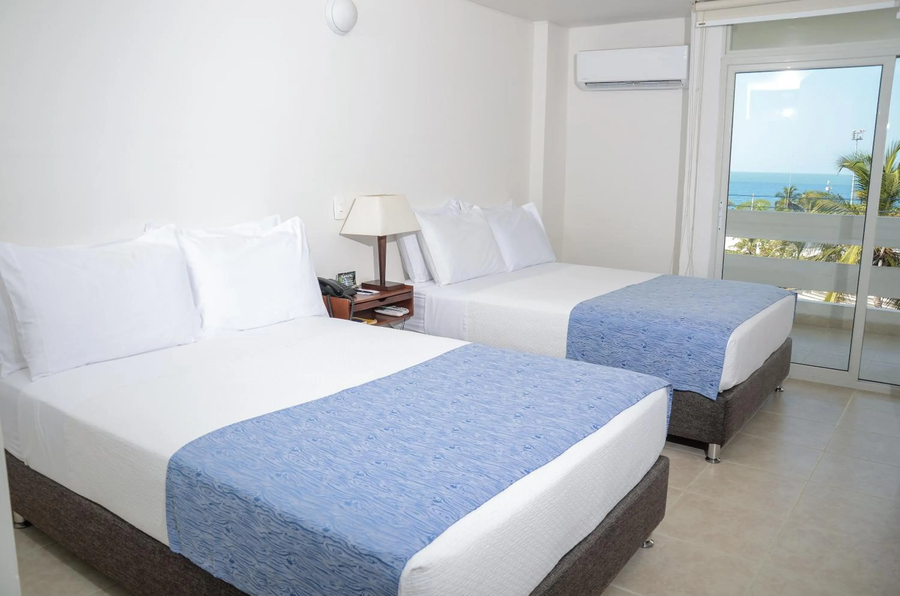 Bedroom, Bed in Blu Hotel by Tamaca