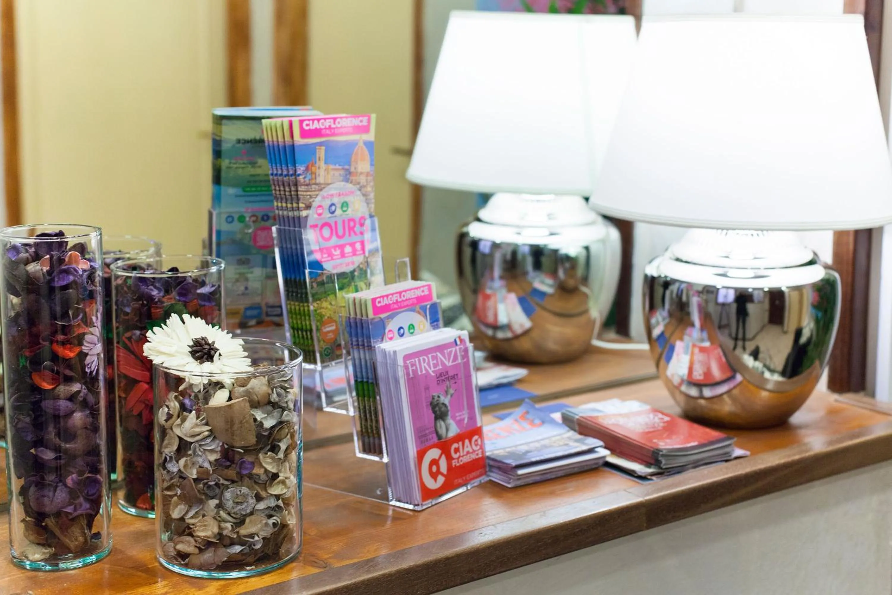 Decorative detail in B&B La Cittadella