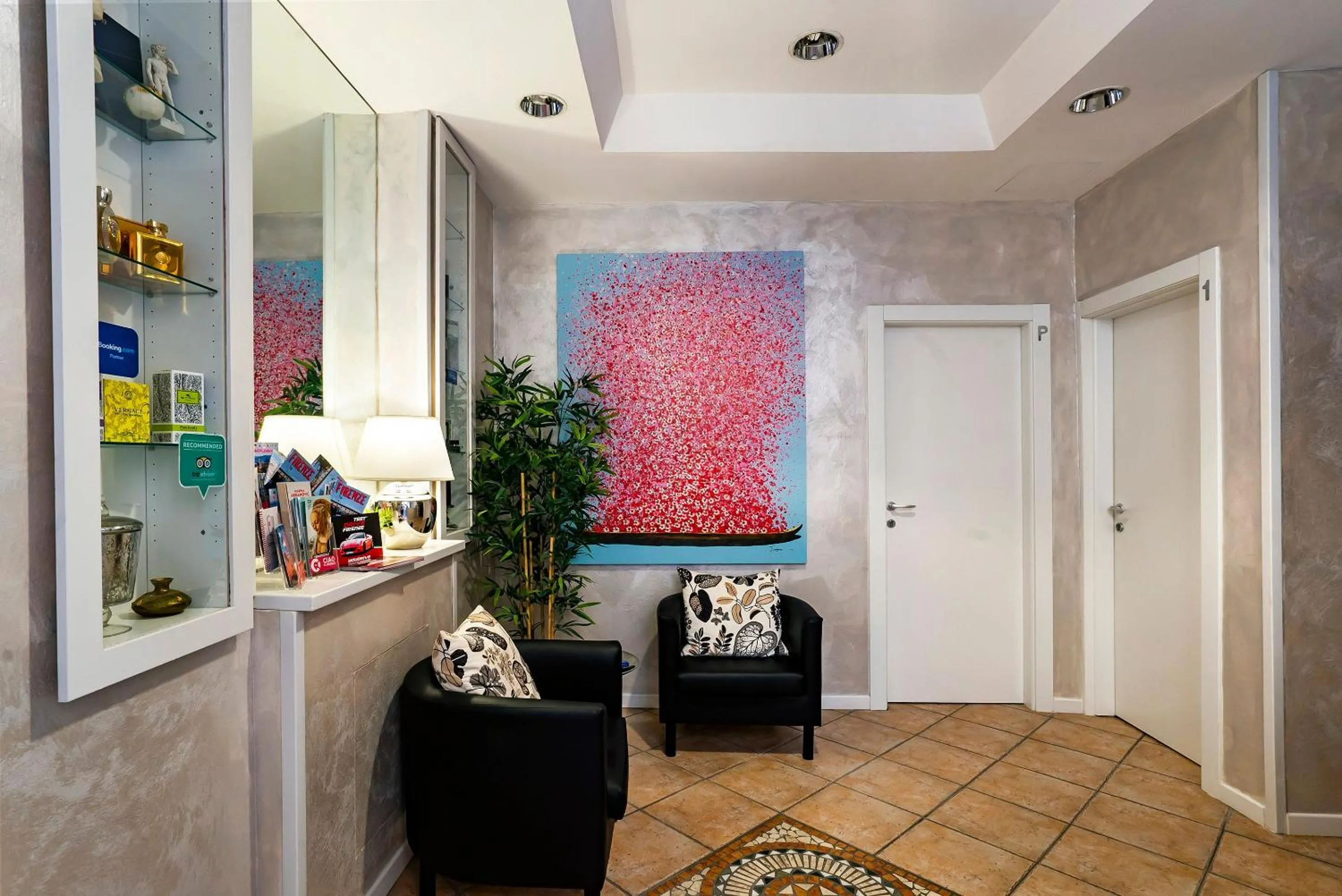 Lobby or reception in B&B La Cittadella