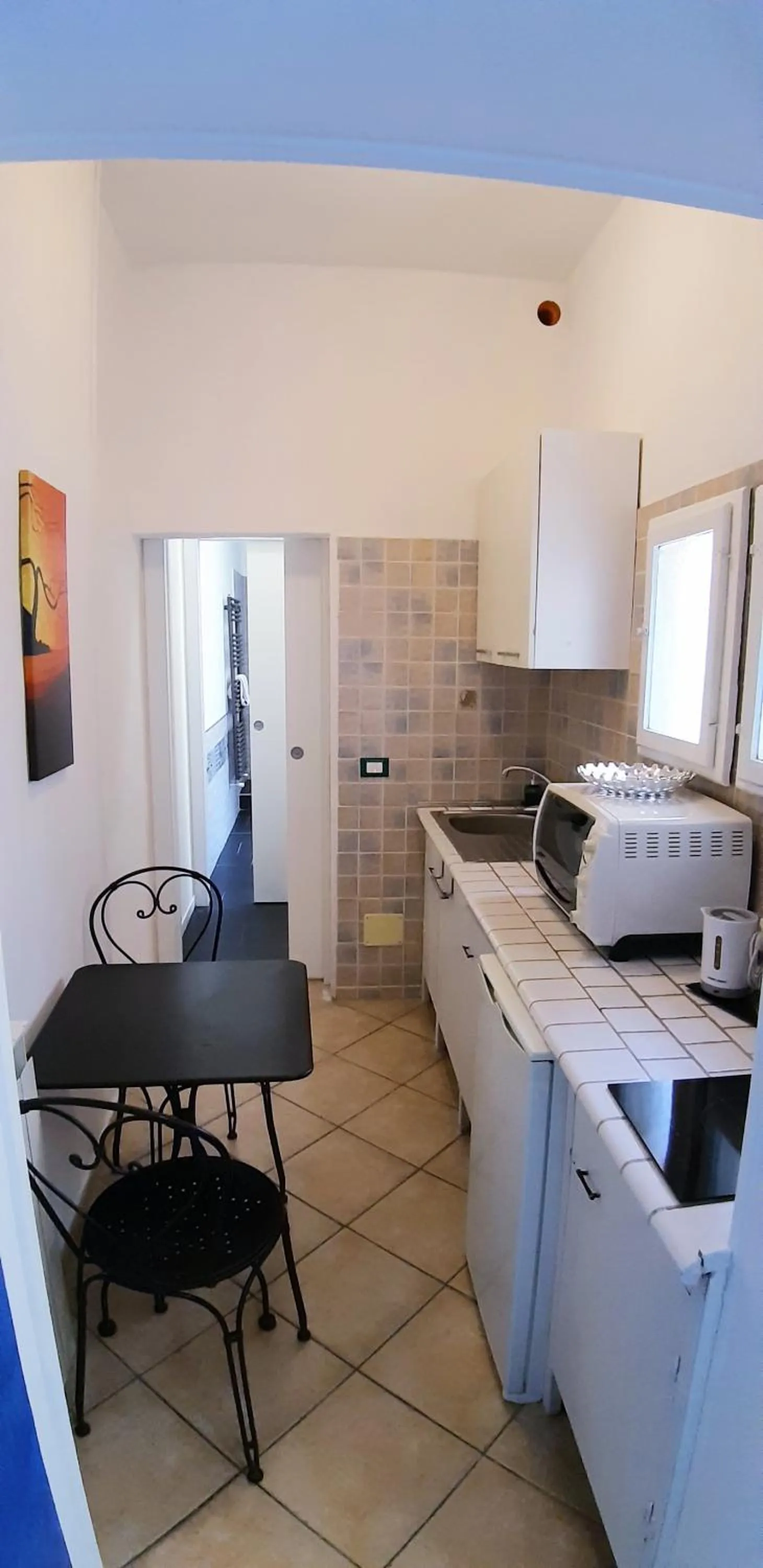 Dining area in B&B La Cittadella