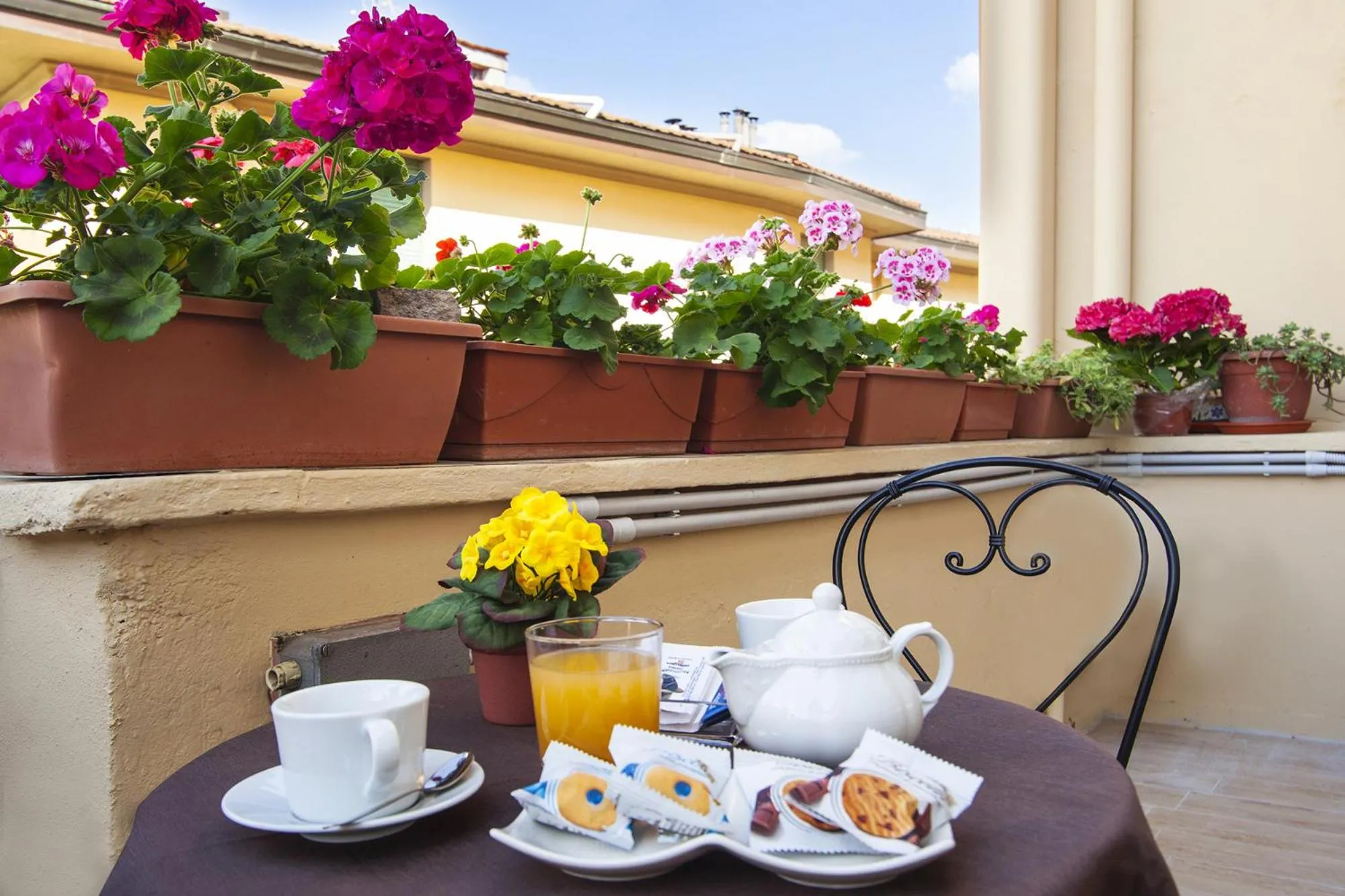 Balcony/Terrace in B&B La Cittadella