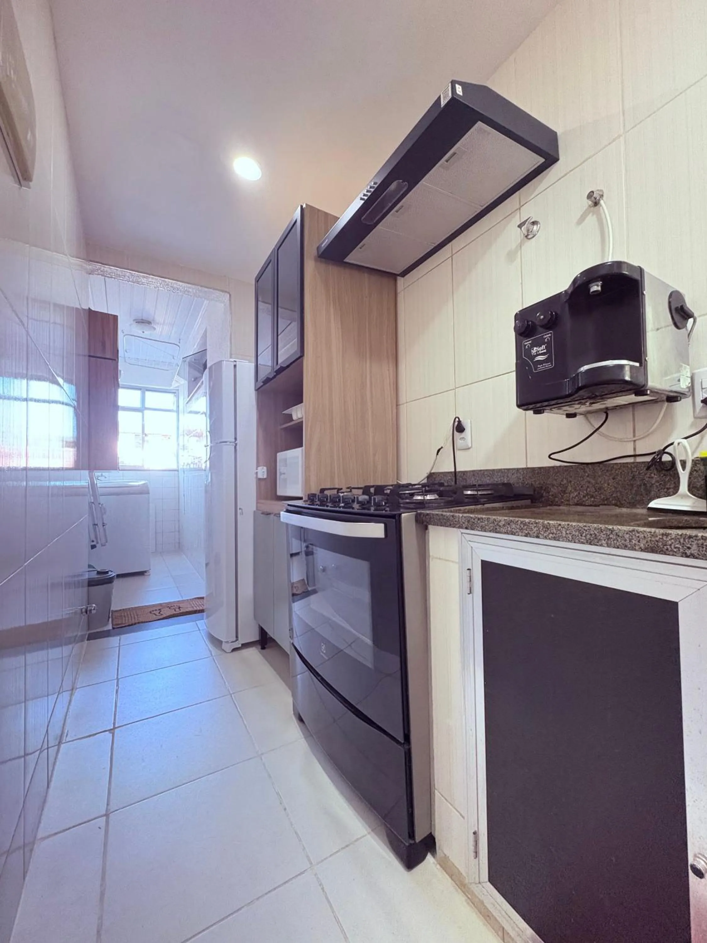 Kitchen or kitchenette in Angra TOP1 Praia Piscina Marina 2 quartos