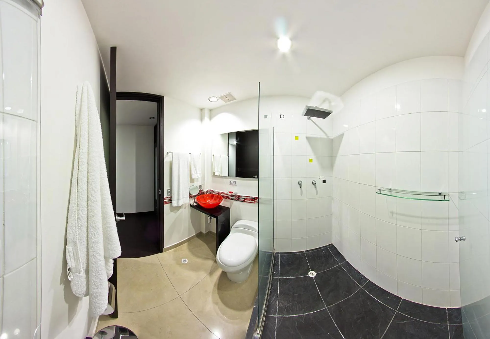 Shower in Monterosa Apartamentos Amoblados