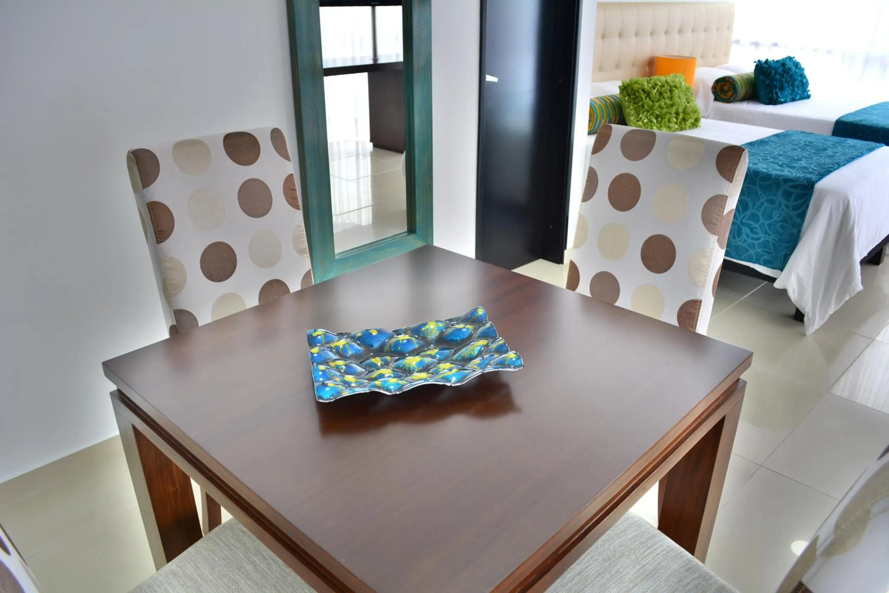 Bed in Monterosa Apartamentos Amoblados