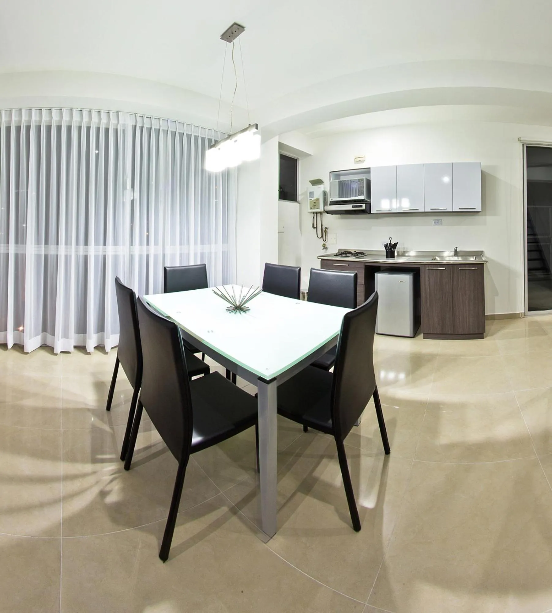 Kitchen or kitchenette in Monterosa Apartamentos Amoblados