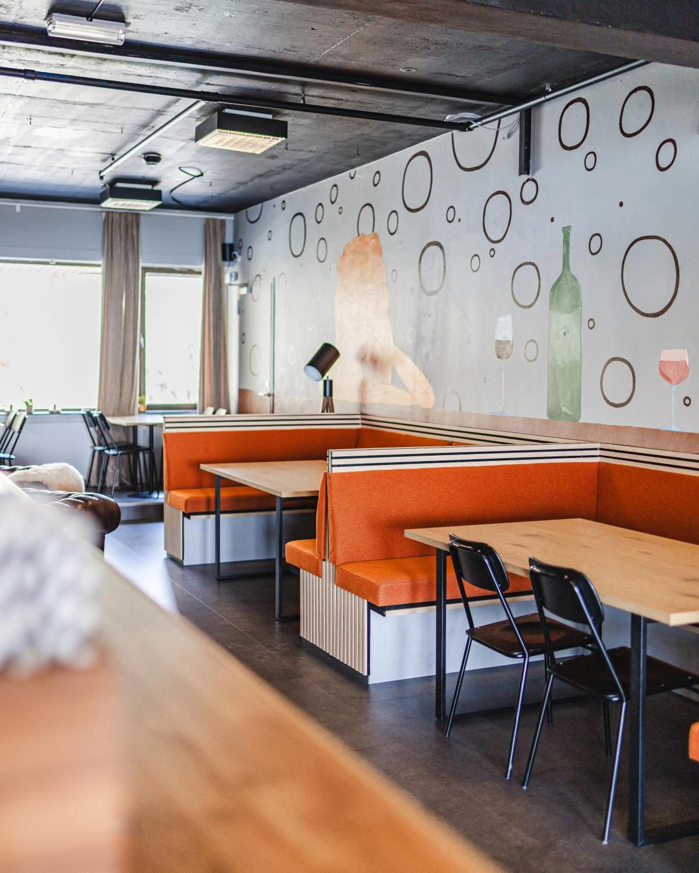 Seating area in Live Lofoten Hotel