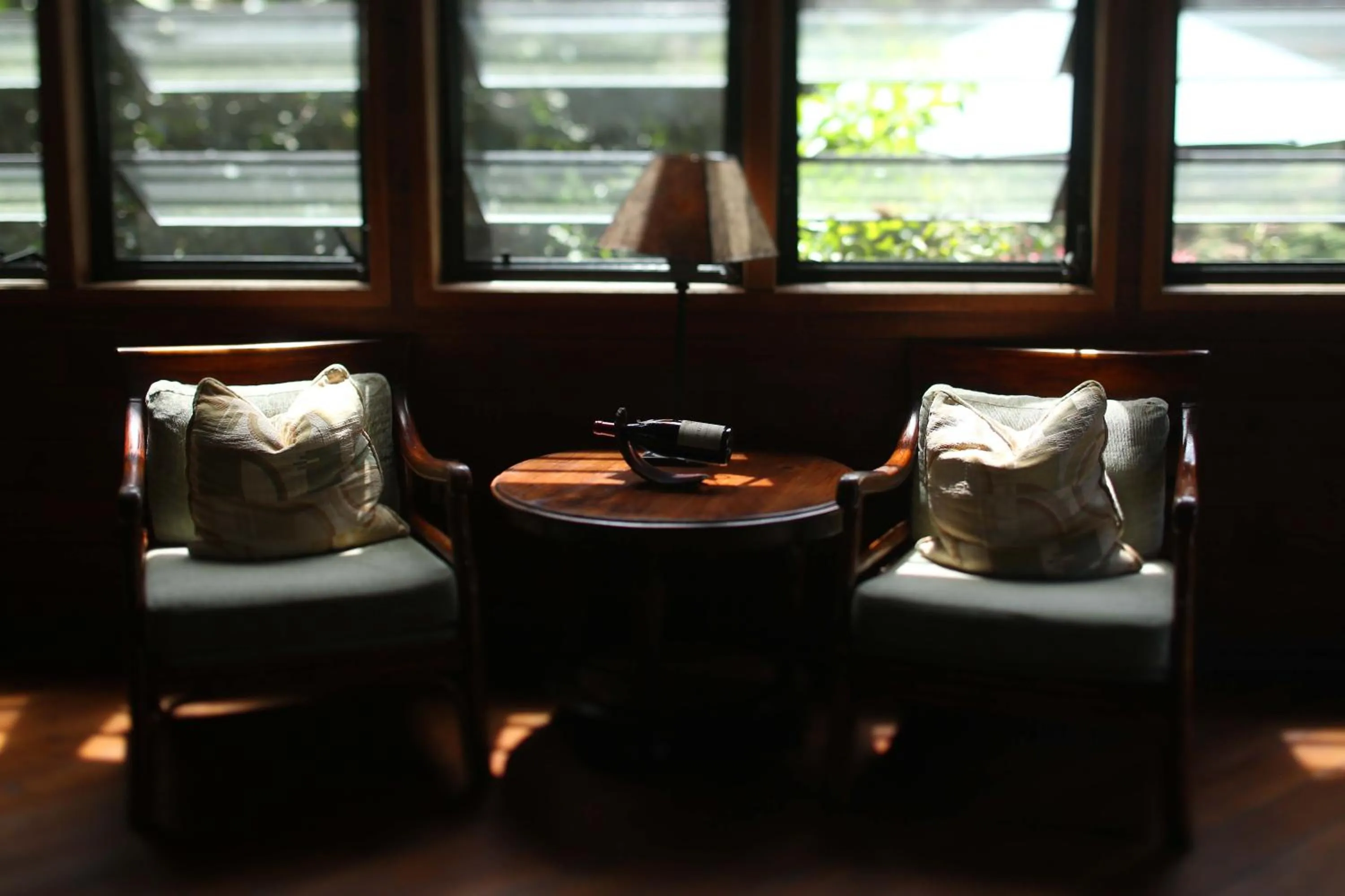 Seating area in The Lodge at Pico Bonito