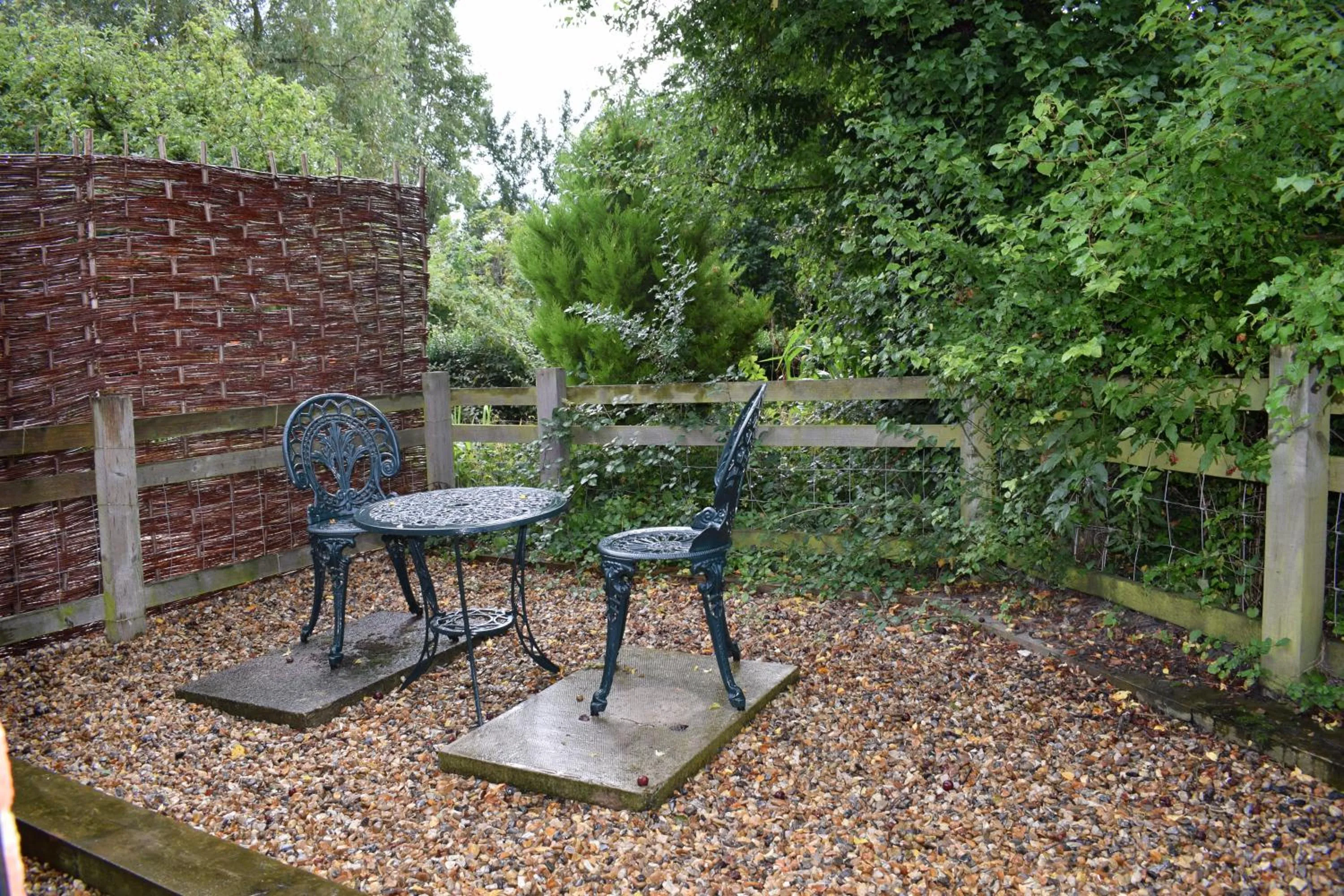 Patio in Upper Wood End Farm Holiday Cottages
