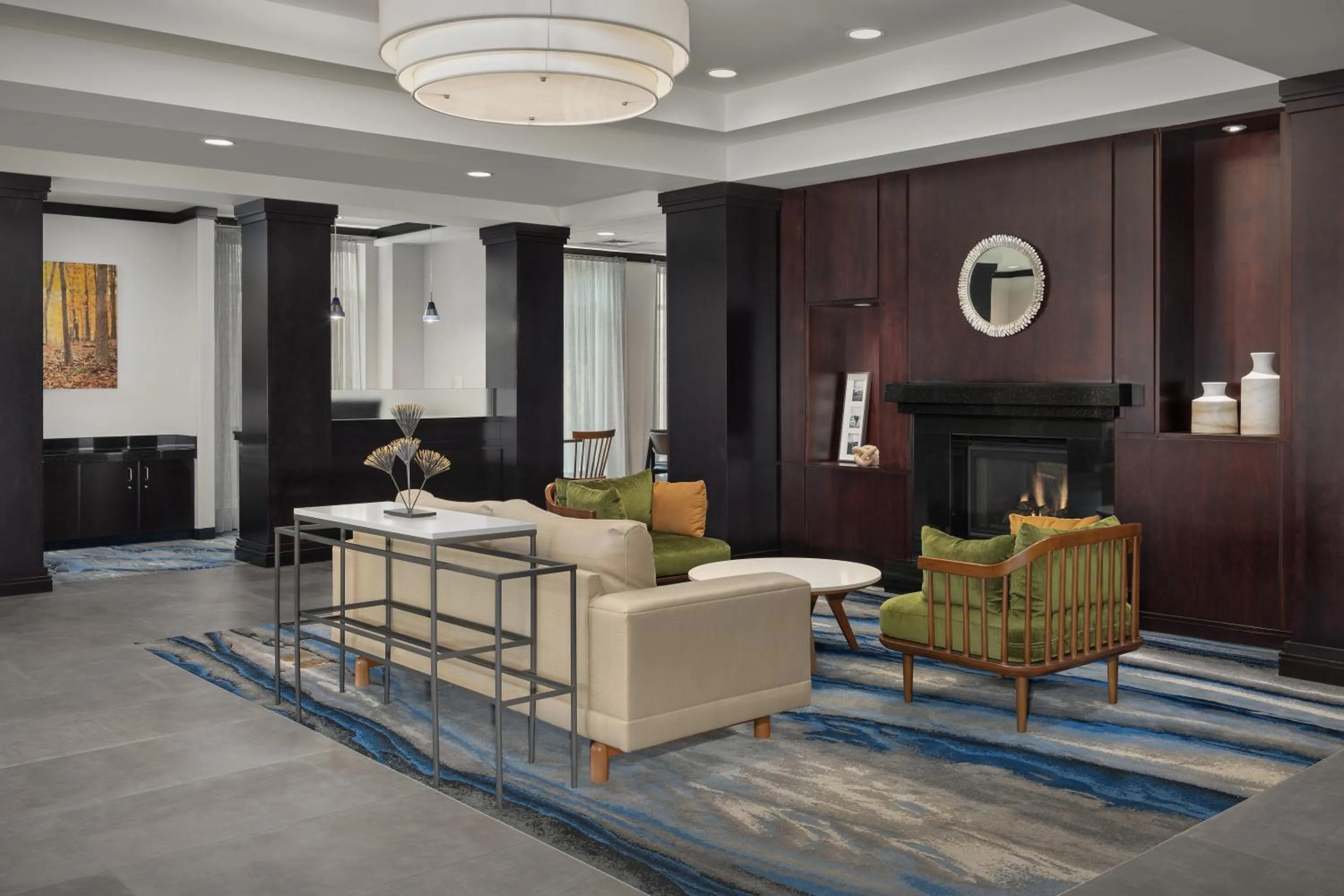 Lobby or reception in Fairfield by Marriott Tacoma Puyallup
