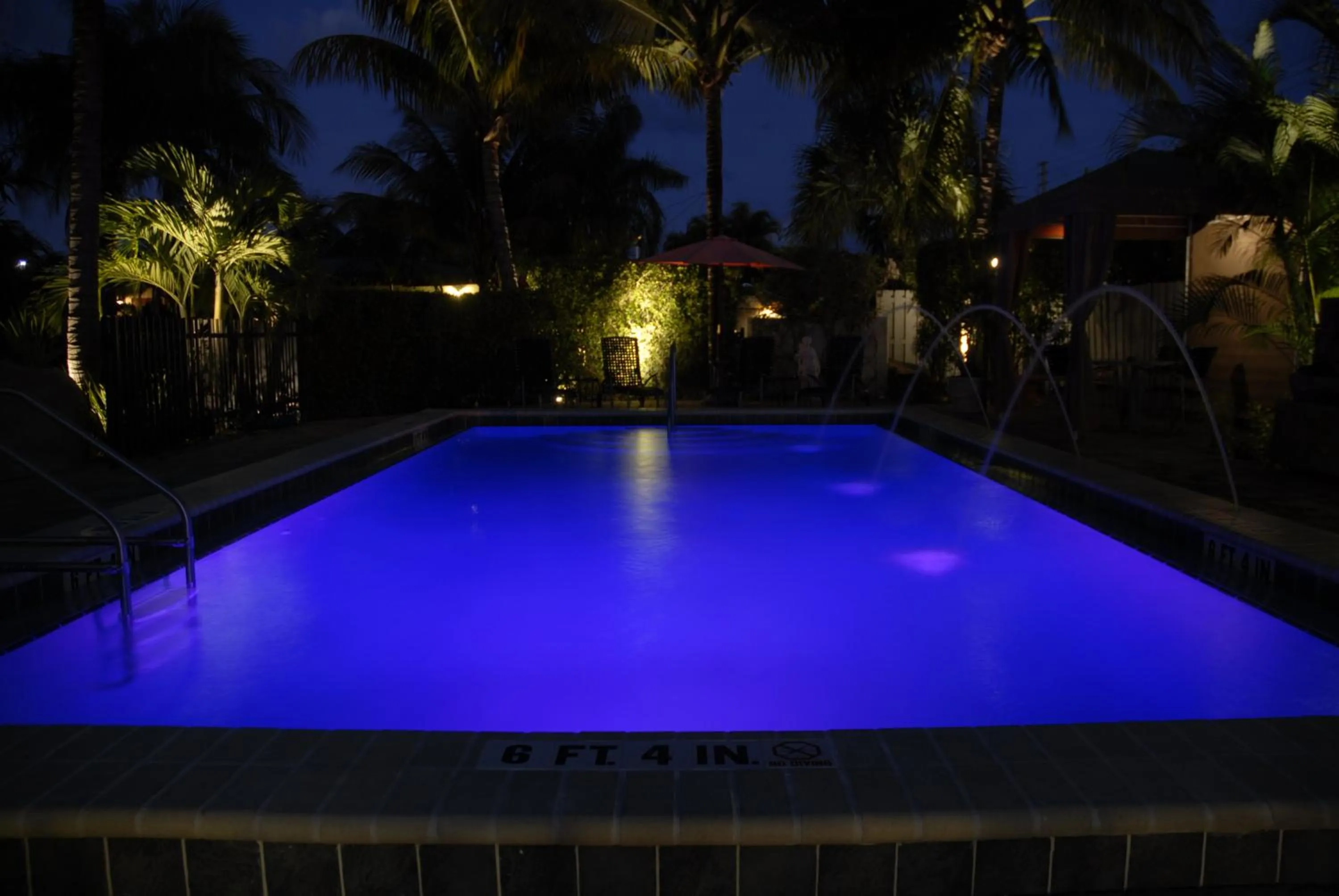 Swimming pool in The Cabanas Guesthouse & Spa - Gay Resort catering to Gay Men