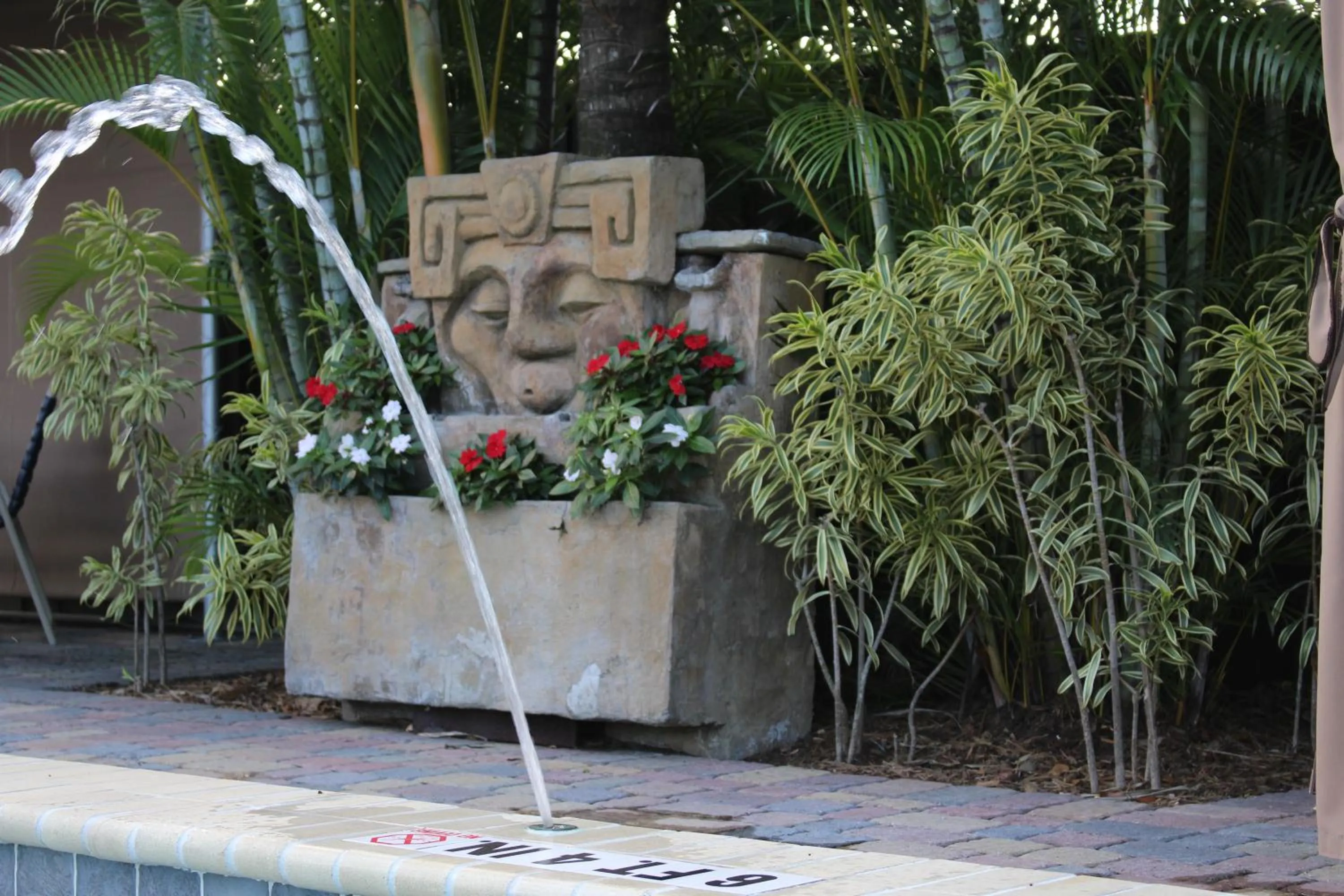 Swimming pool in The Cabanas Guesthouse & Spa - Gay Resort catering to Gay Men